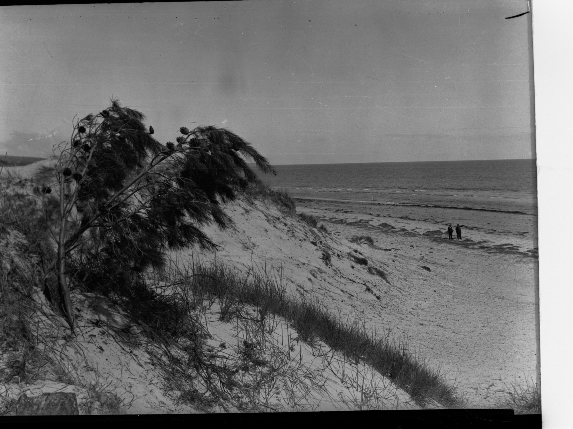 Two men on beach at Brighton