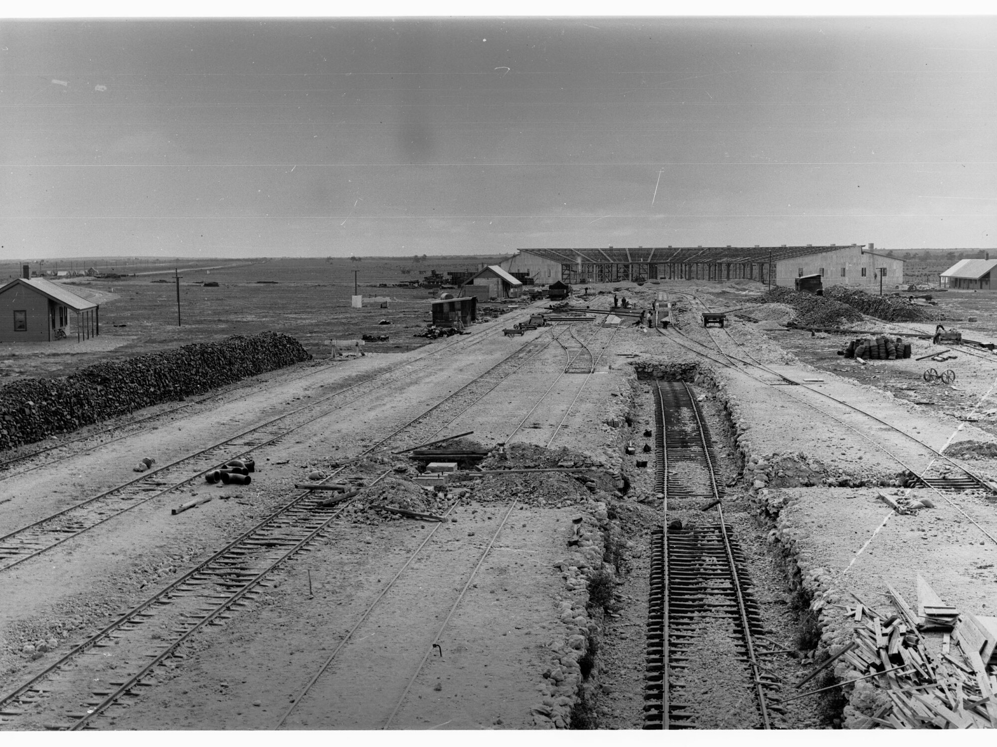 Engine round house and yard, Tailem Bend