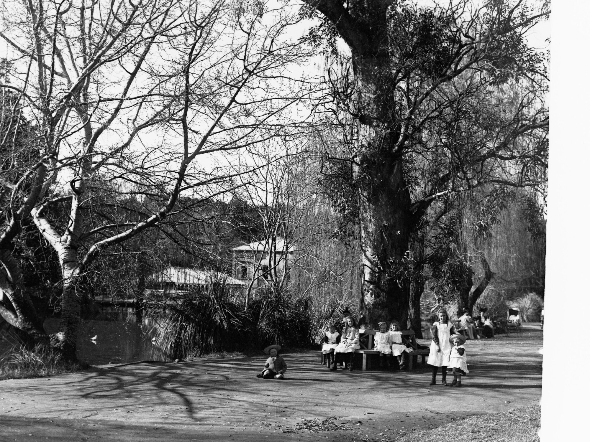 View of children playing