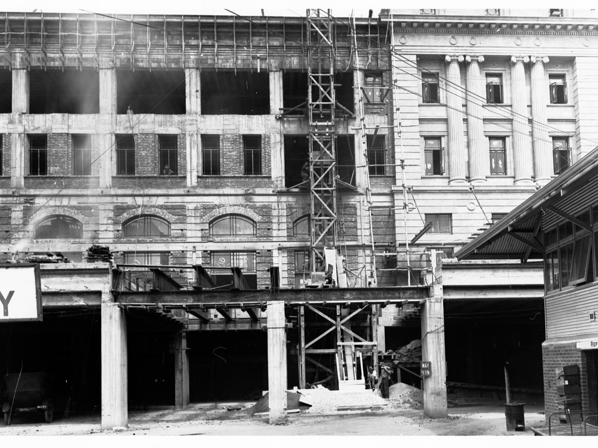 Construction Work on Adelaide Railway Station