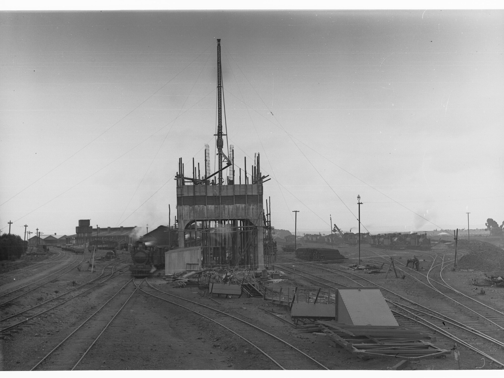 Construction of coal handling plant, Peterborough