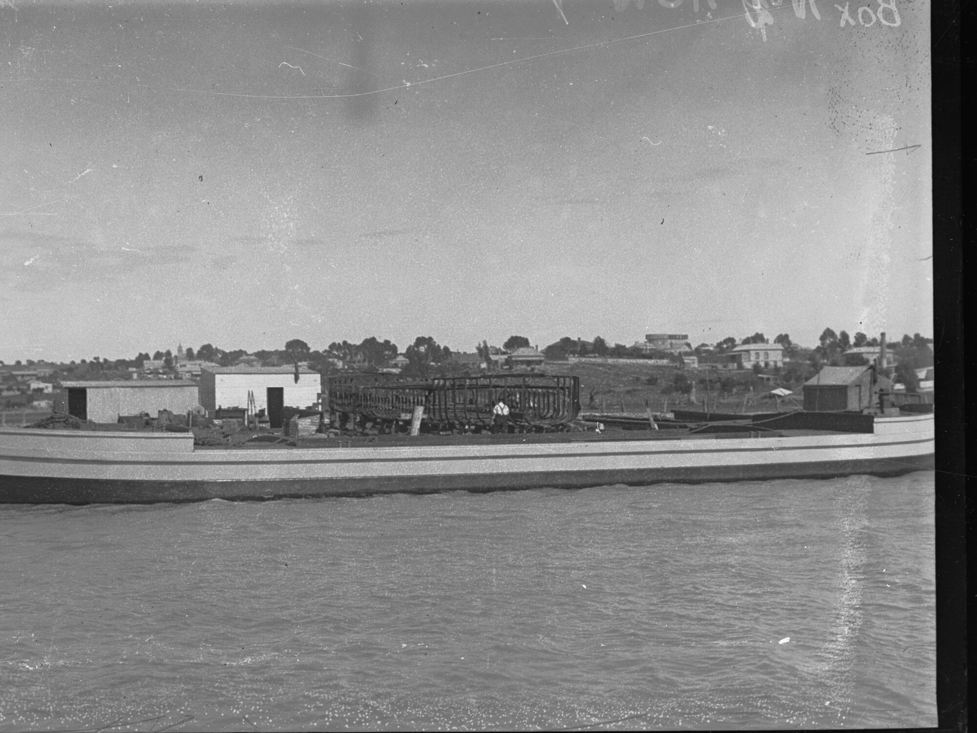 Barge on the Murray River