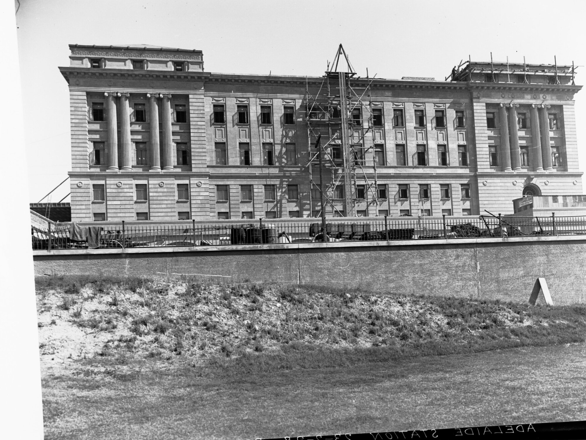 Adelaide Railway Station Under Construction