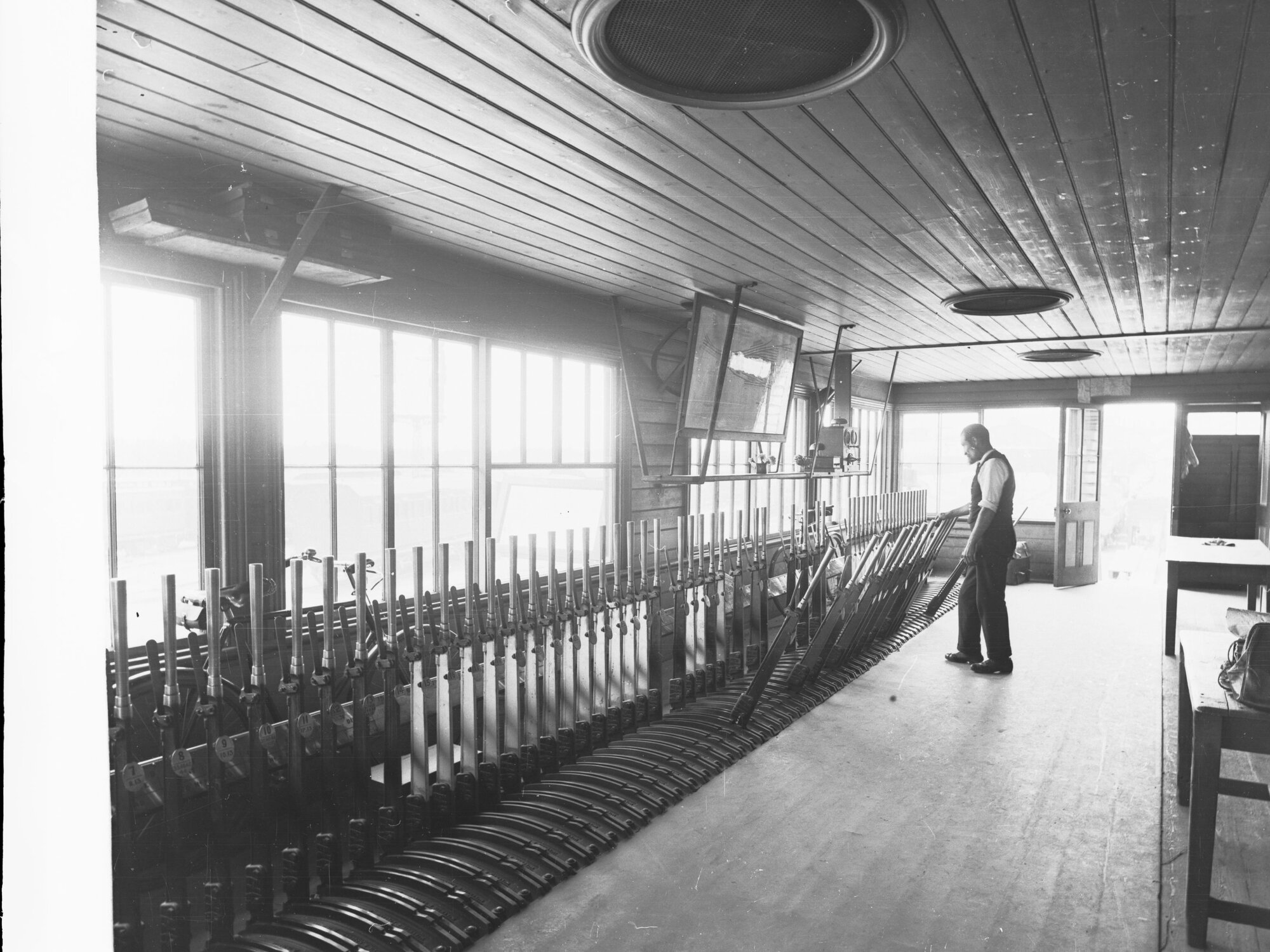 Railway Control Cabin Interior