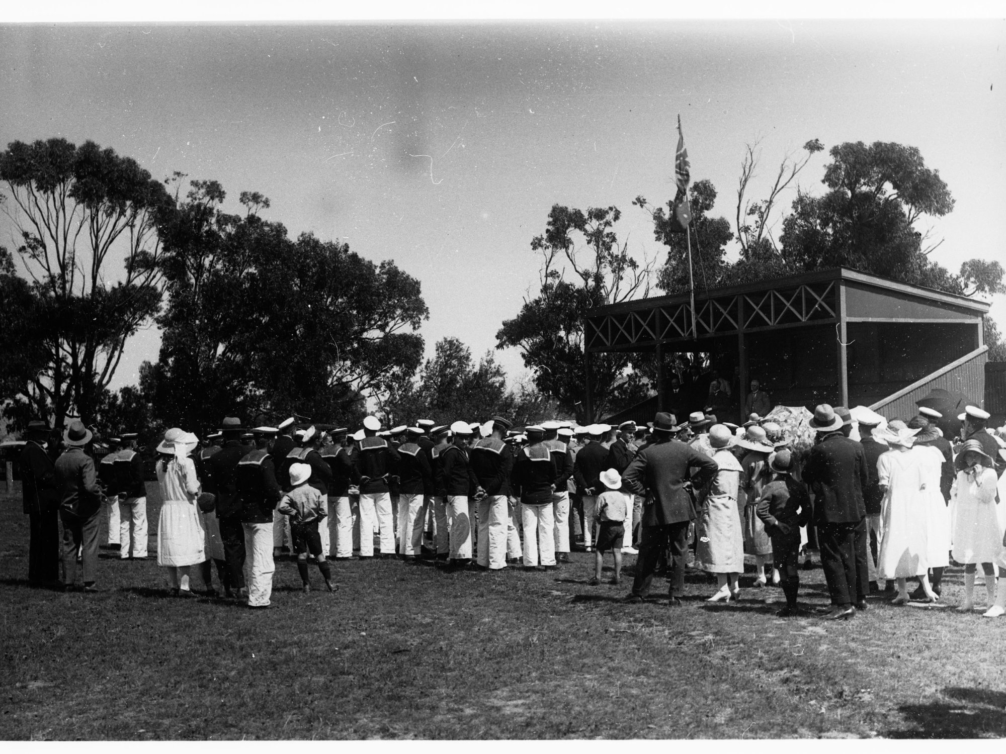 Reception at Willunga for the Sailors from HMS Hood