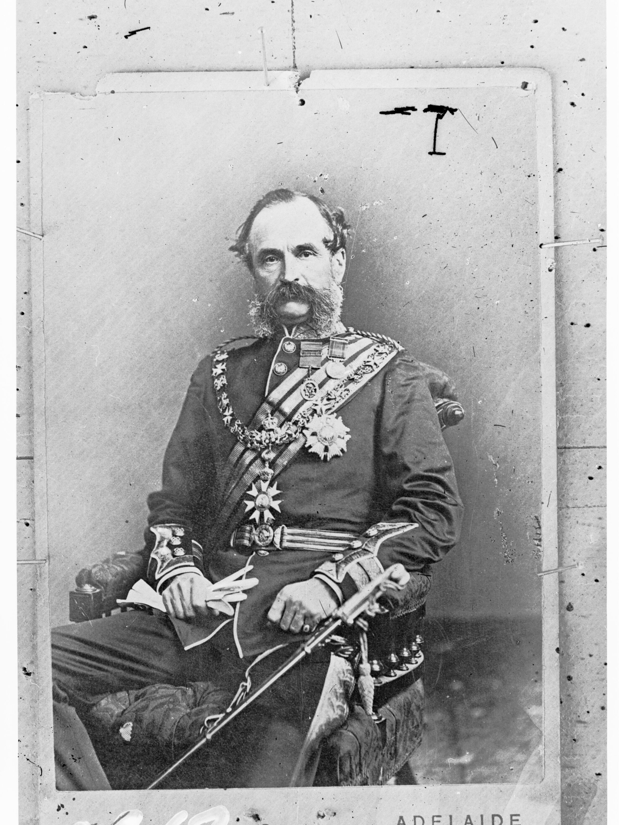 Portrait of Governor Jervois, 1877-1882