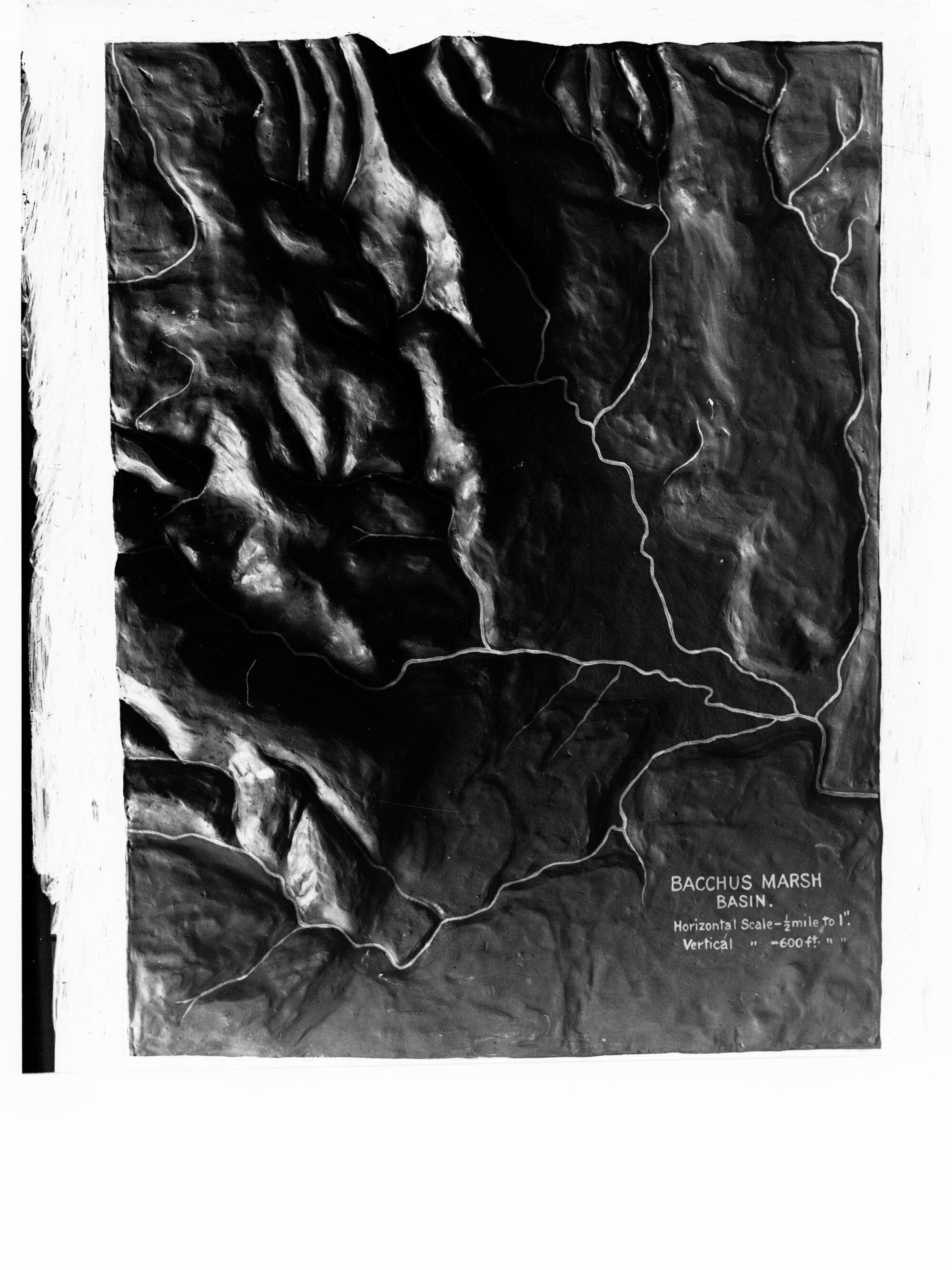 Map of Bacchus Marsh Basin