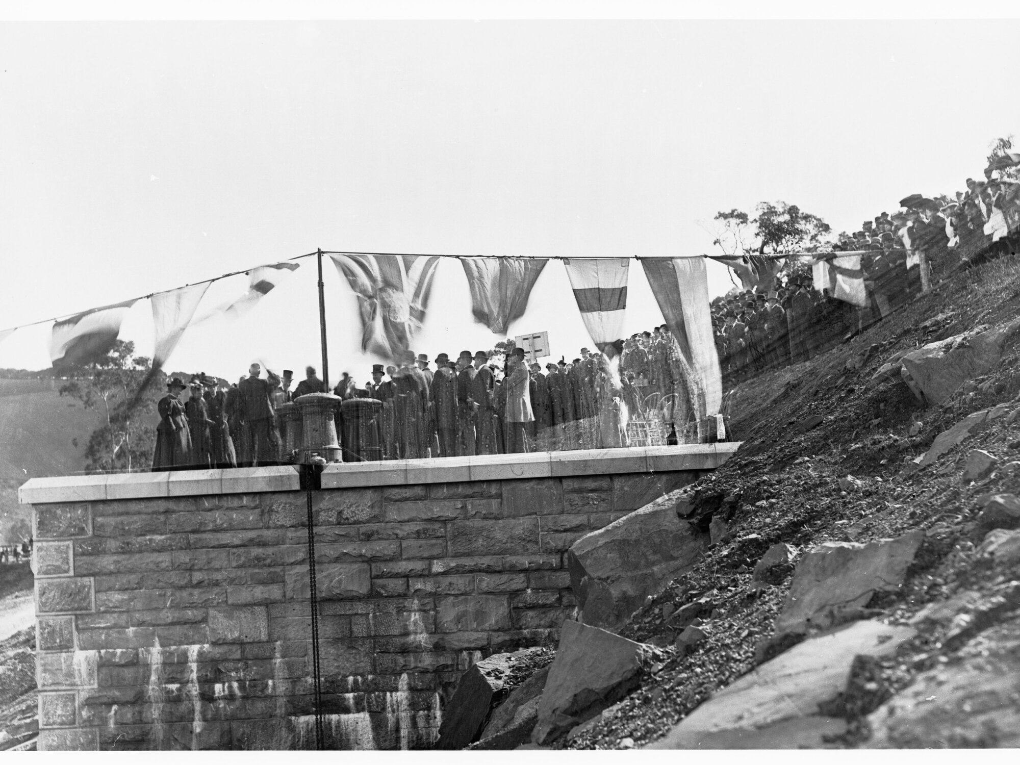 Opening of the Clarendon Weir