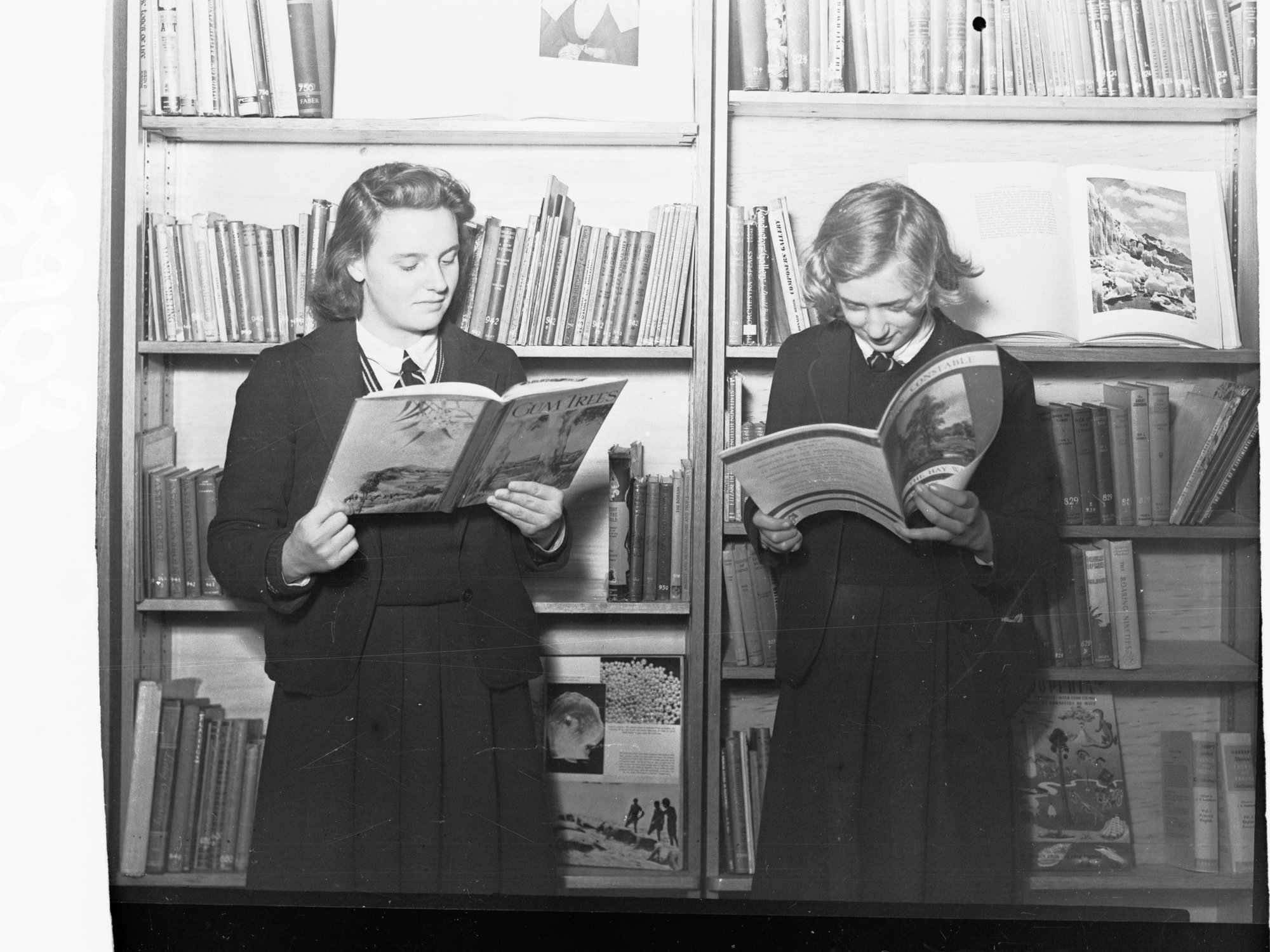 Girls reading at Adelaide High School