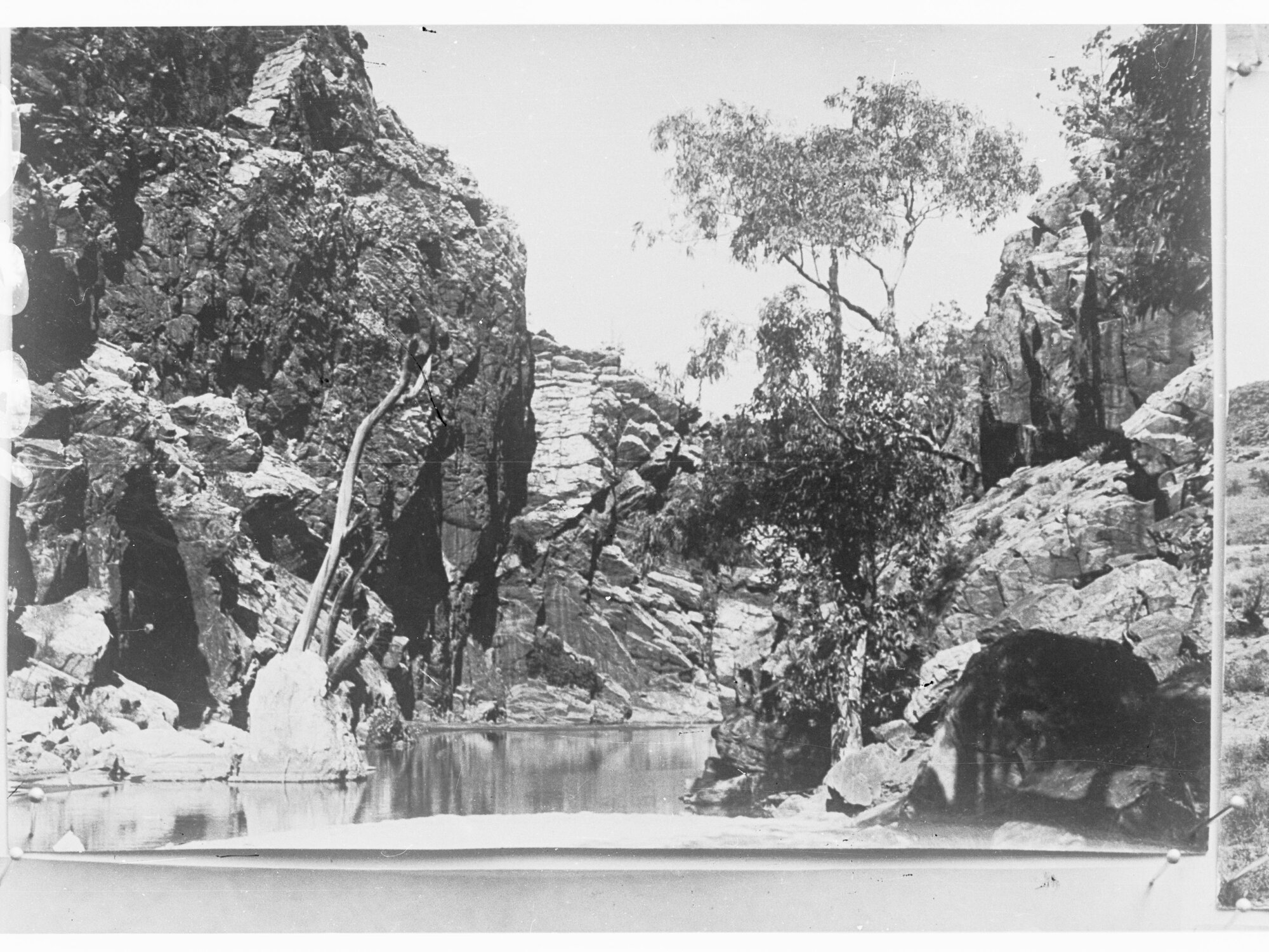 Northern Territory - scene of a gorge and waterhole