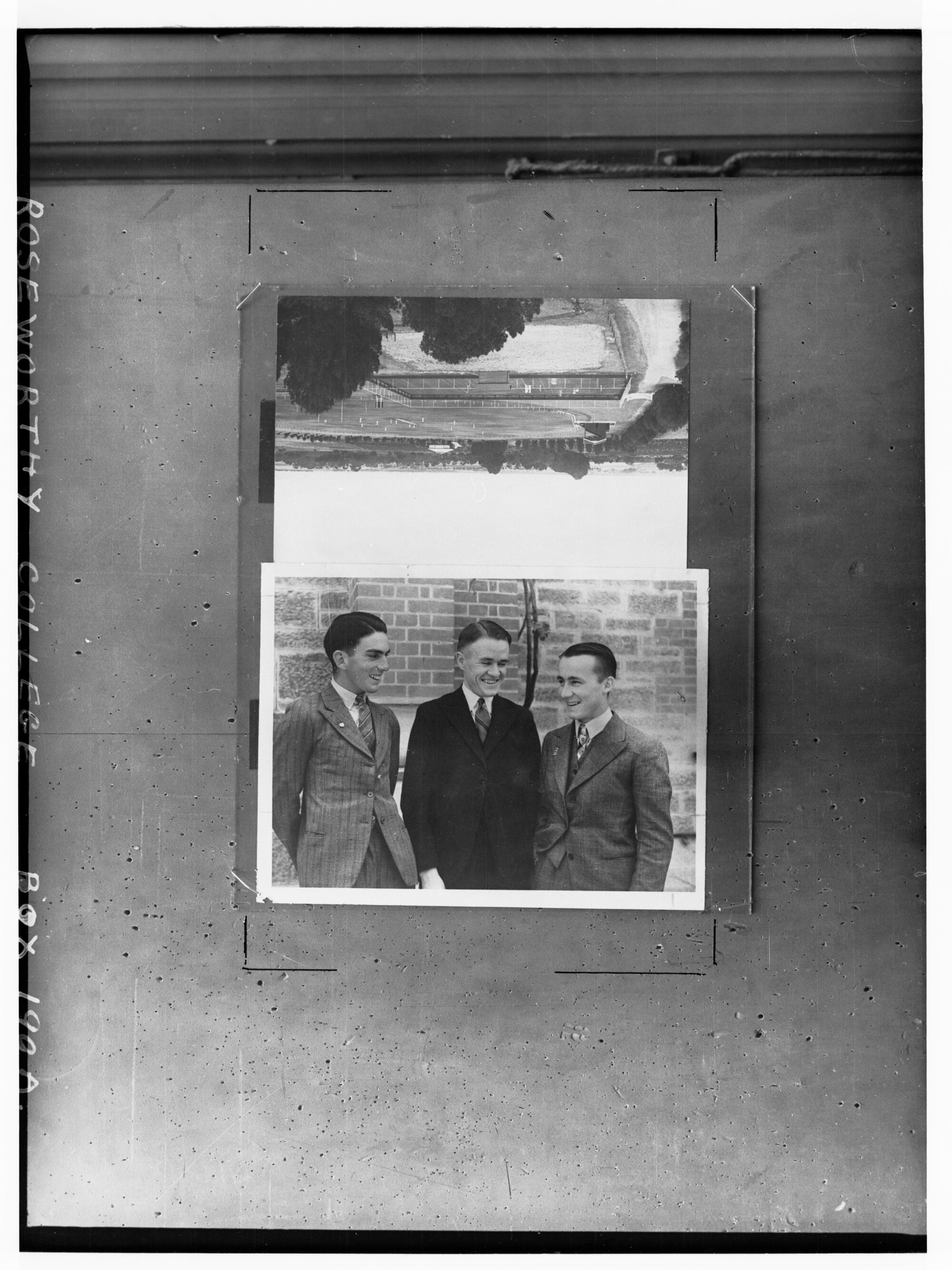 Three male students of Roseworthy College