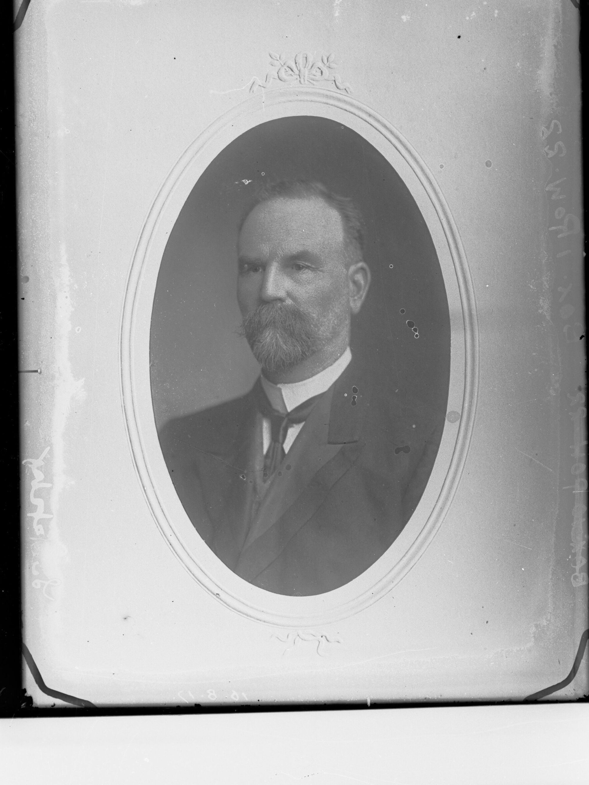 Portrait of an unidentified man