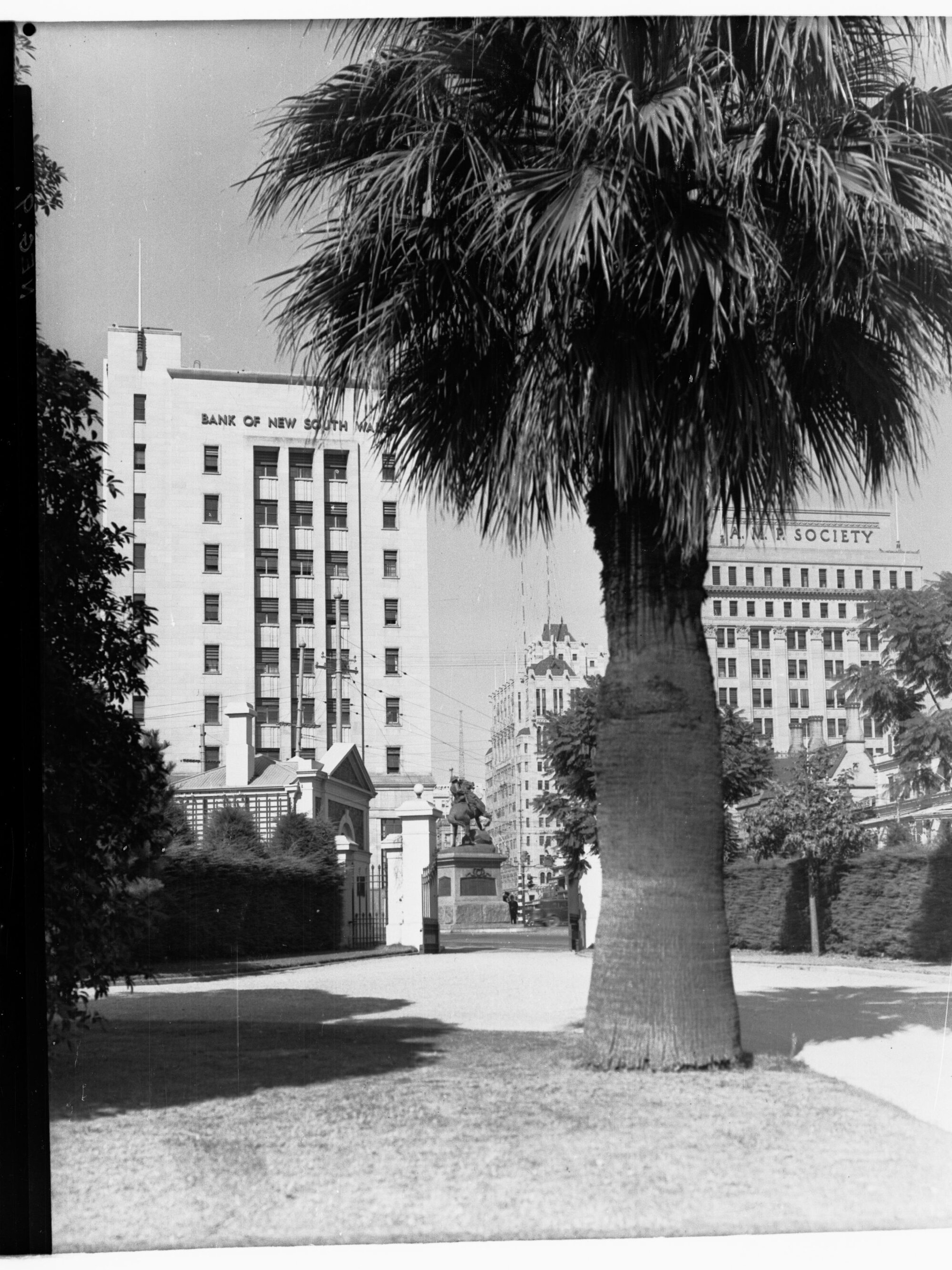 King William Street from Government House Grounds