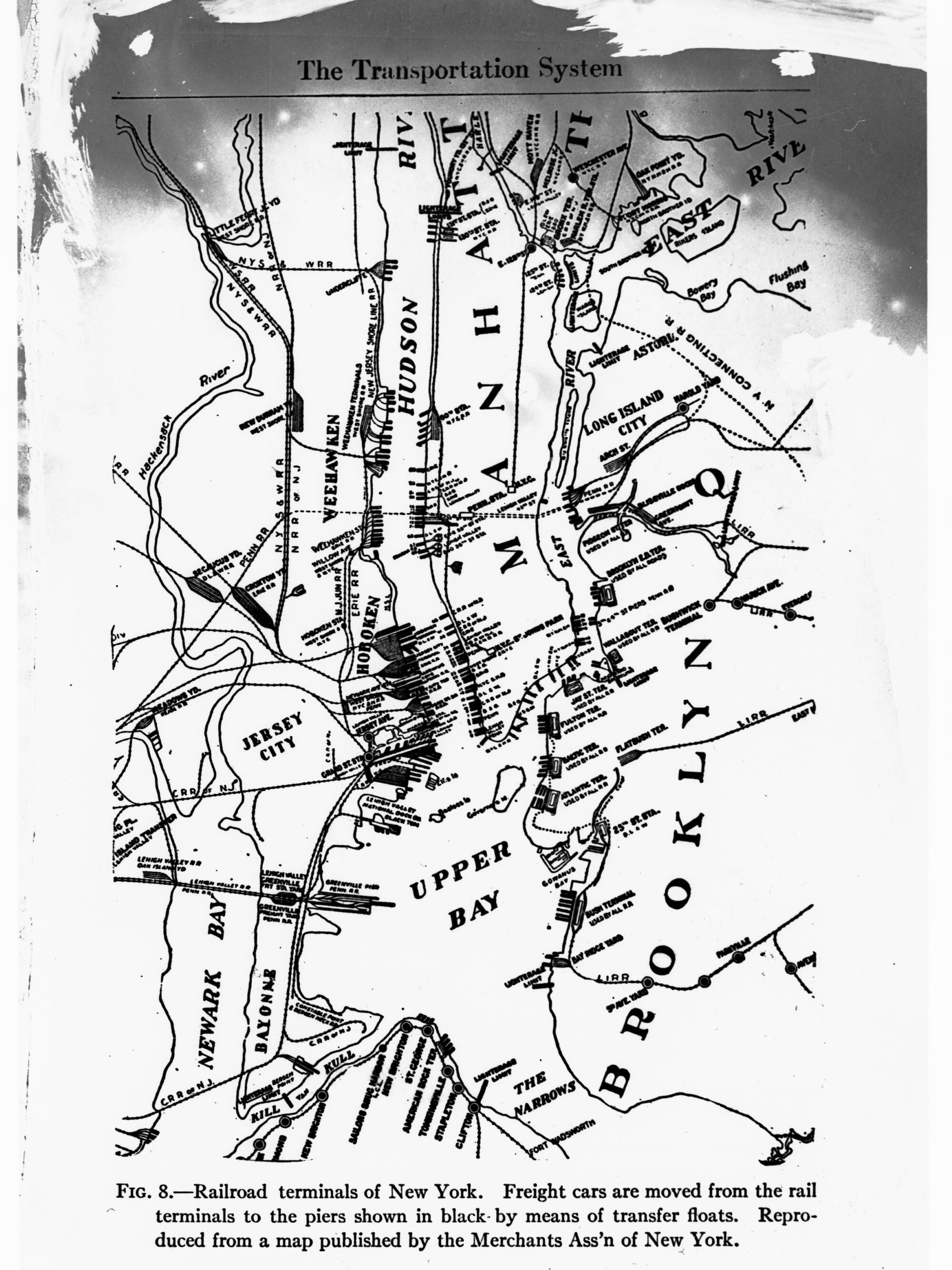 The Transportation system - New York City - Brooklyn and Manhattan