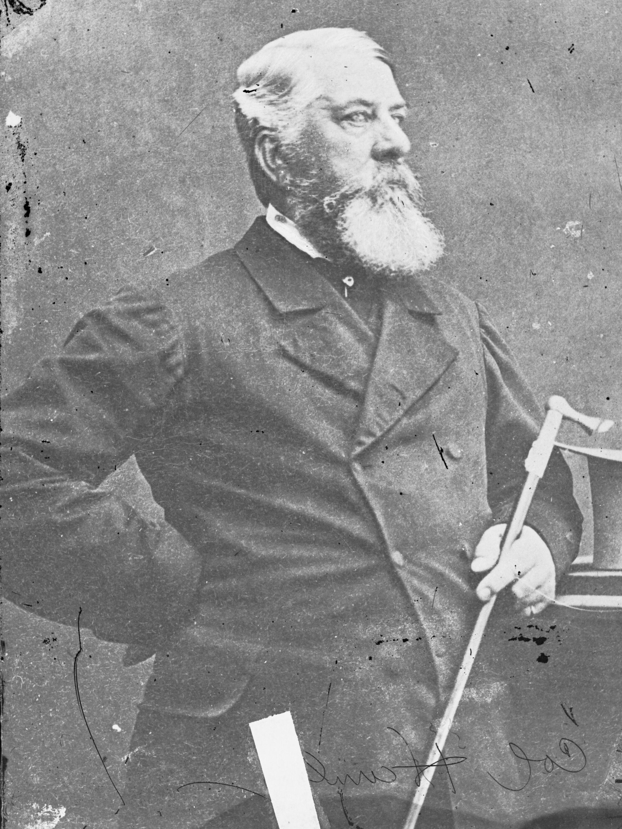 A portrait of Colonel Francis  Gilbert Hamley