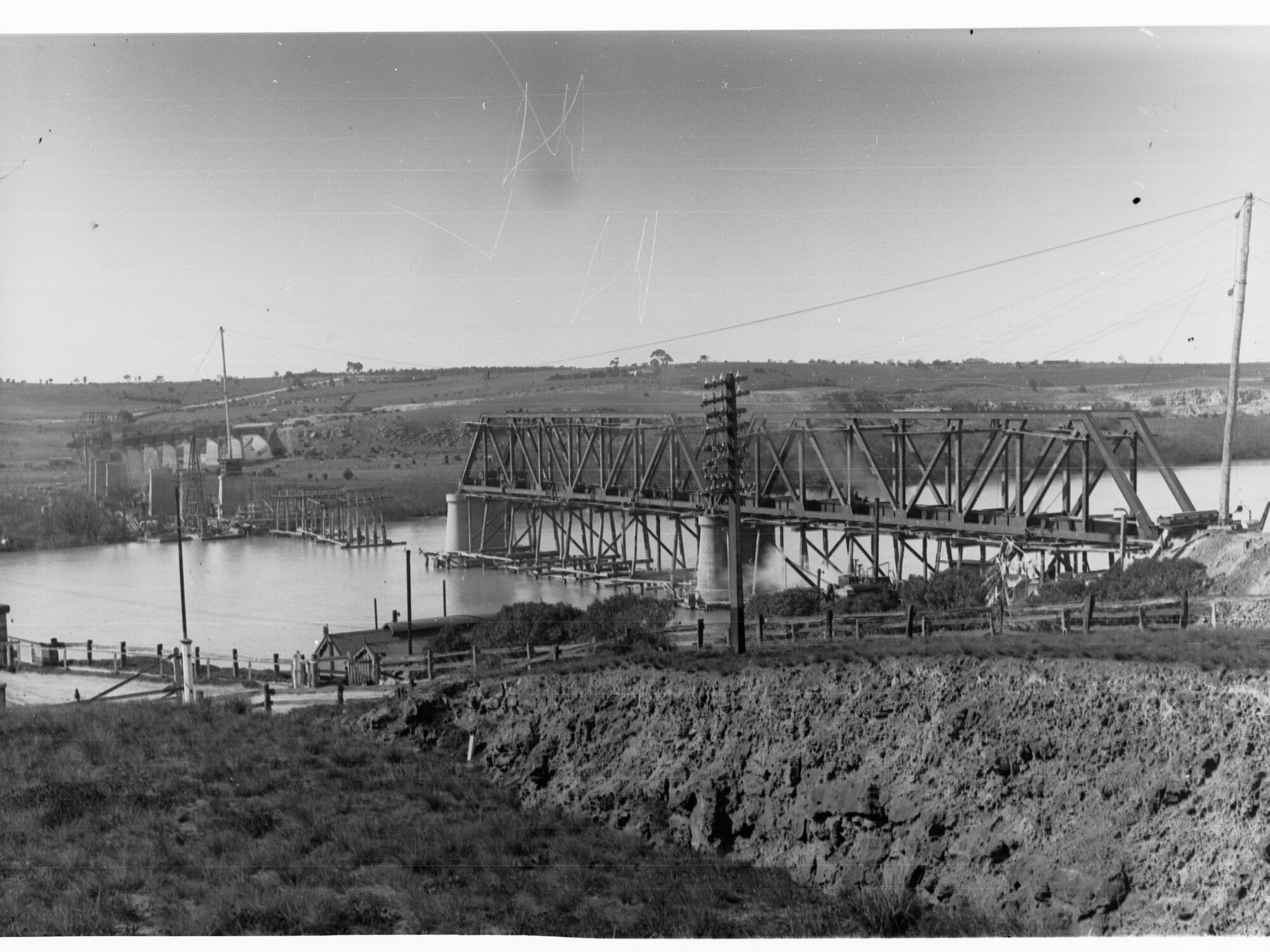 Murray Bridge under construction