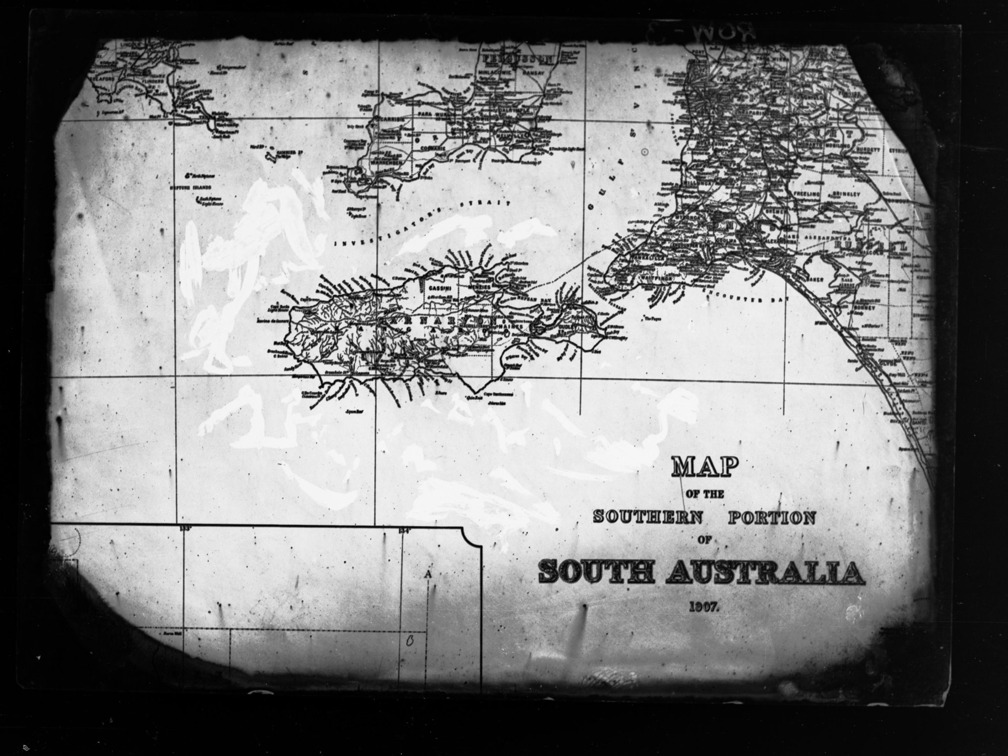 Map of the Southern Portion of South Australia