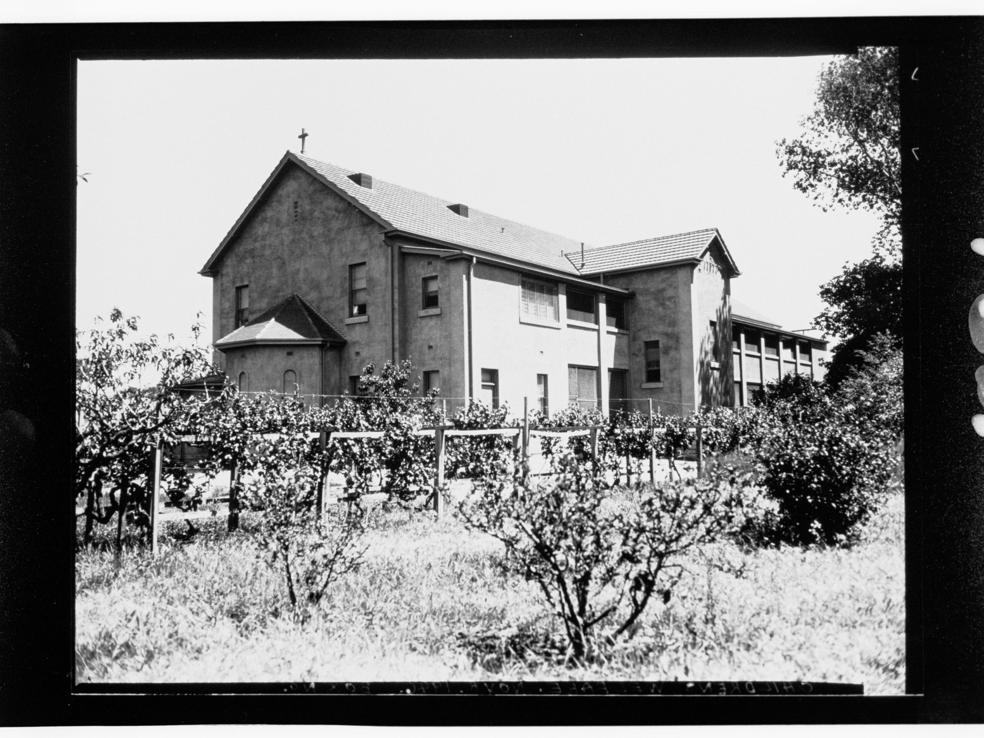 Child Welfare Department - back of large house