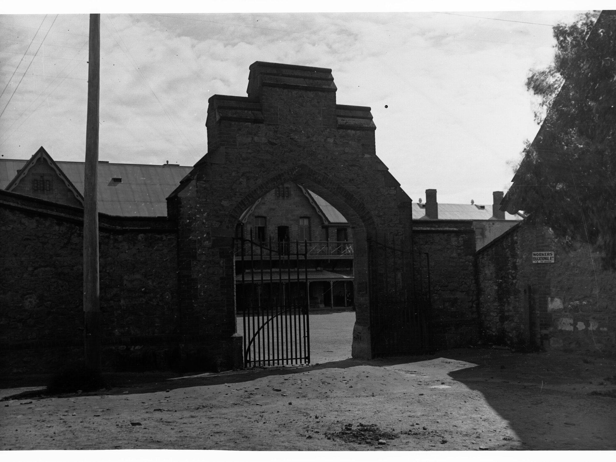 Entrance to Old Police Barracks and Old Destitute Asylum