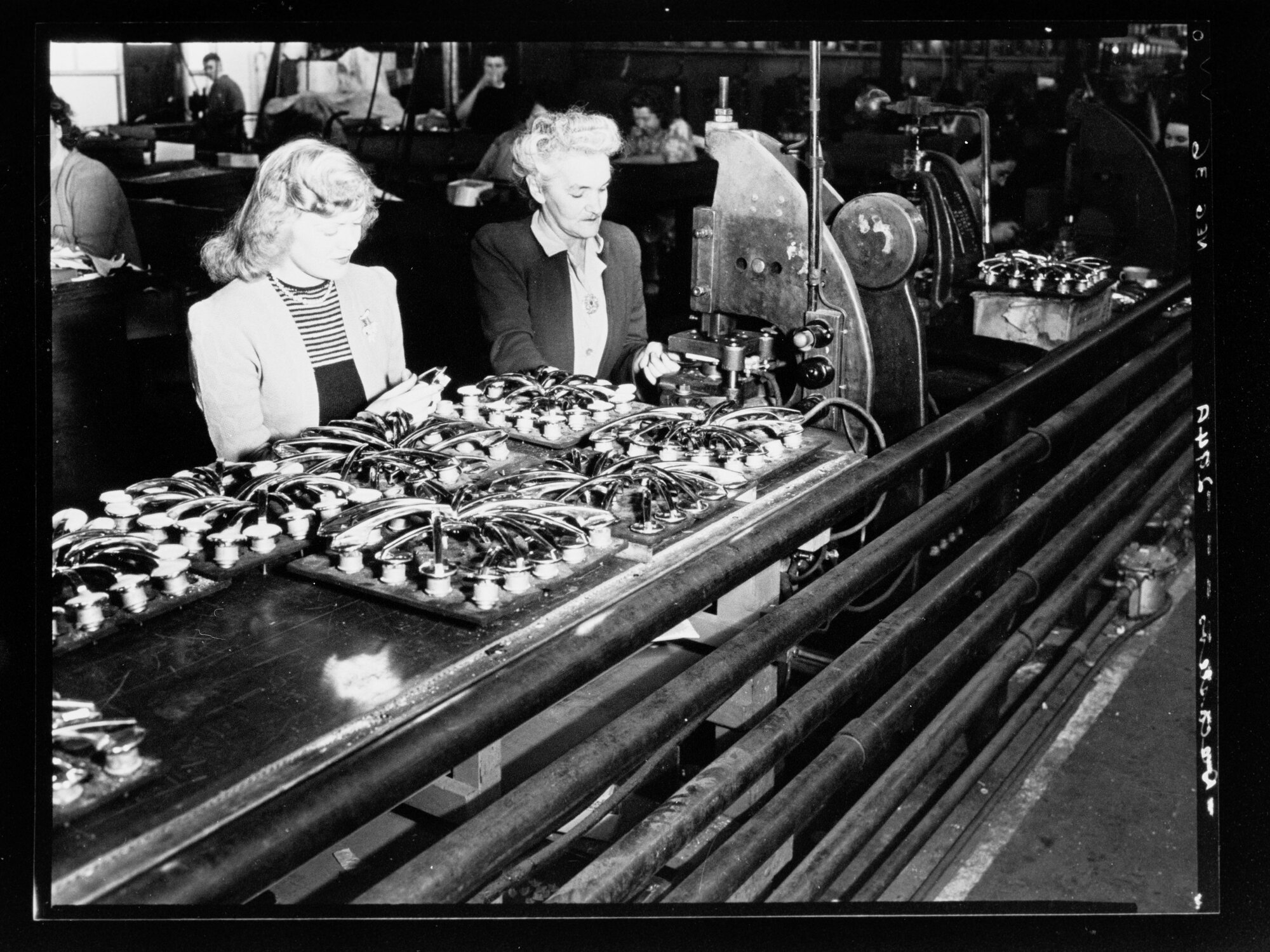 Diecasters - two female factory workers