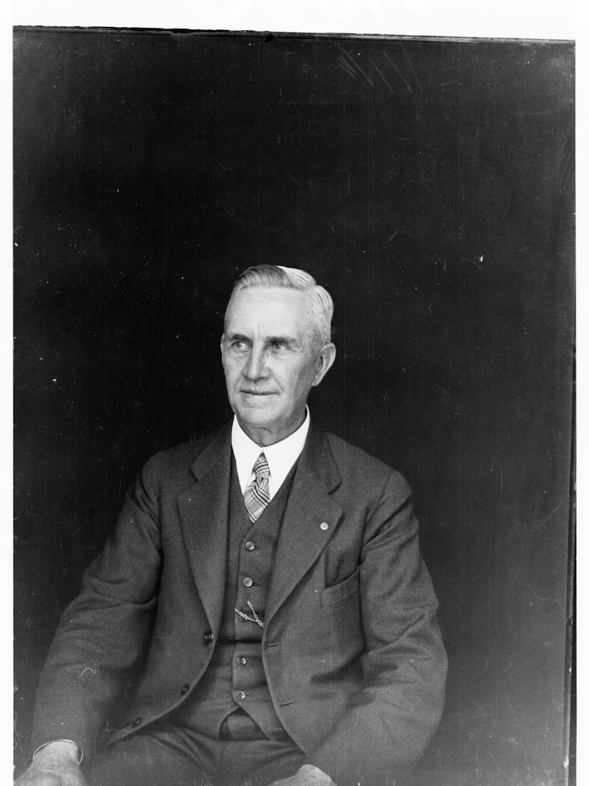 Portrait of unidentified man