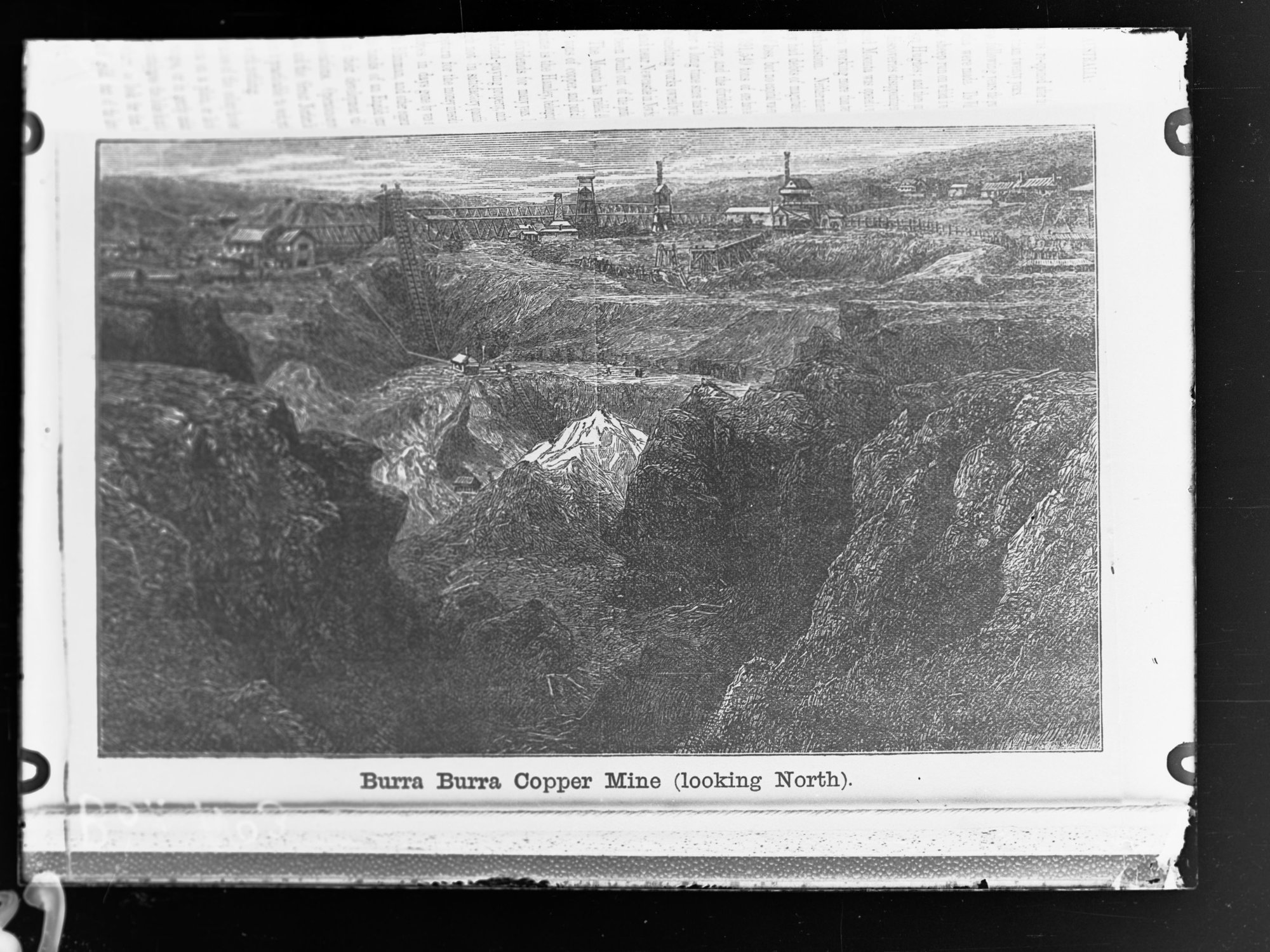 Burra Copper Mines - drawing