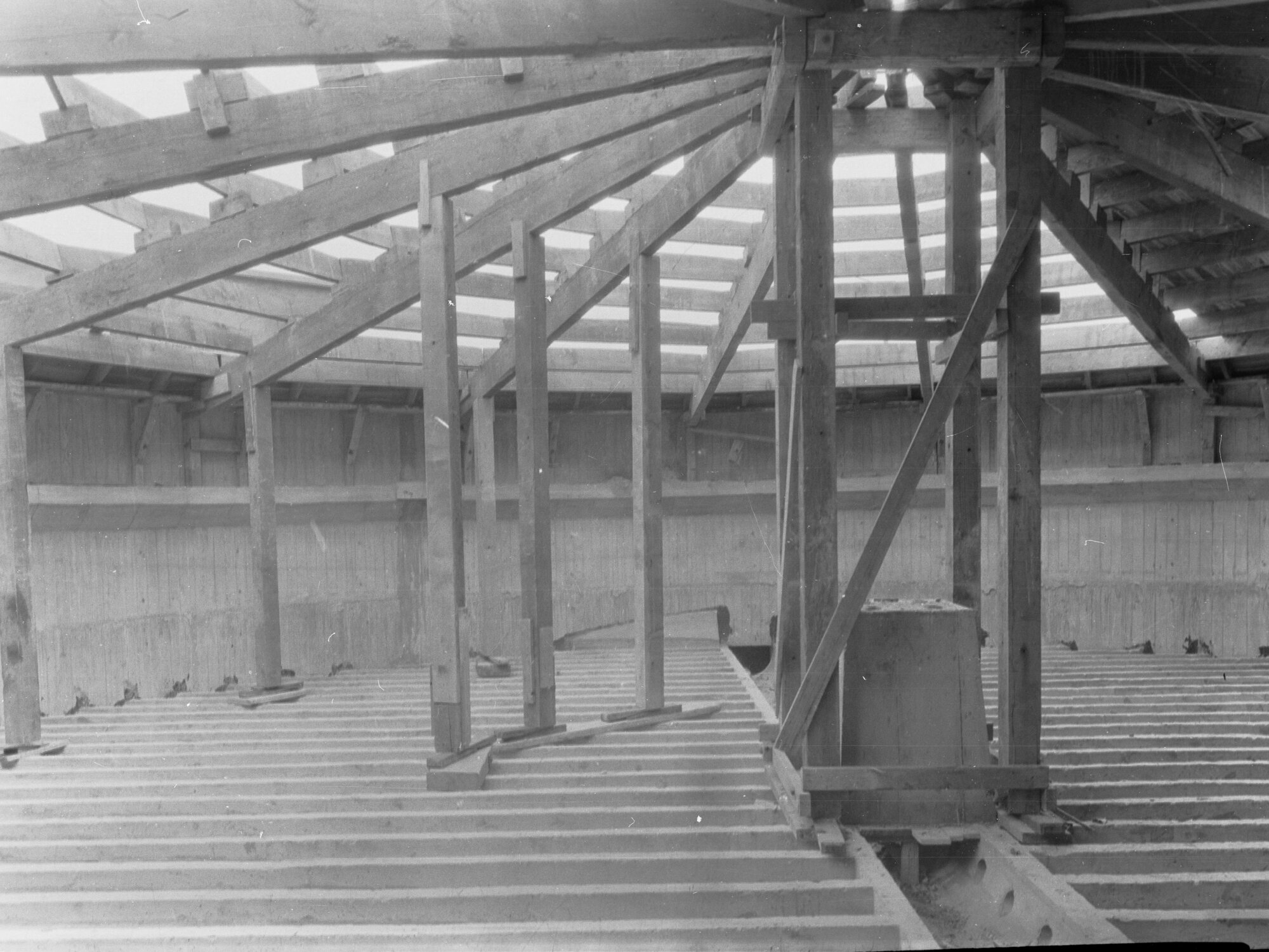Sewers department treatment works, Woodside