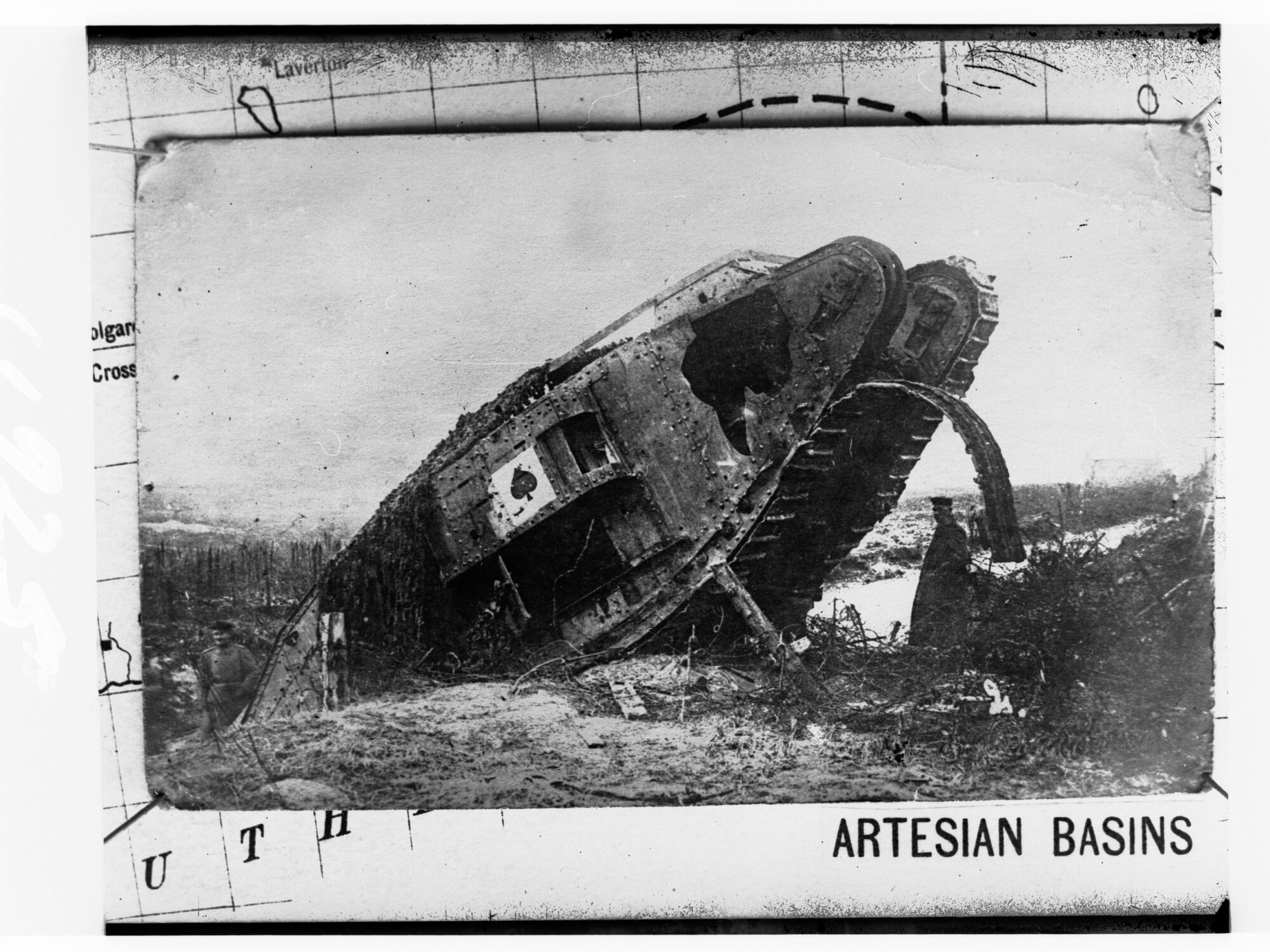 Destroyed Tank in France. 