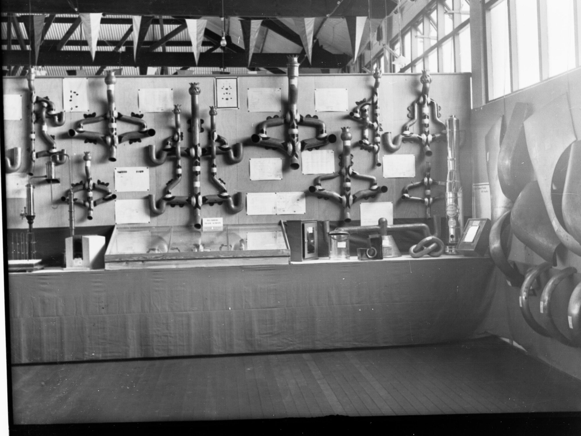 Centenary exhibition plumbers trade school display