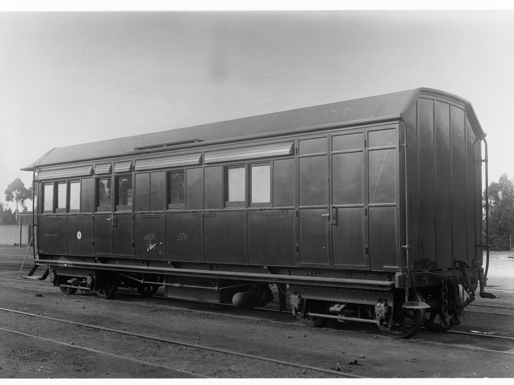 Railway Carriage on tracks (ambulance carriage), Railway Commisioner's Report