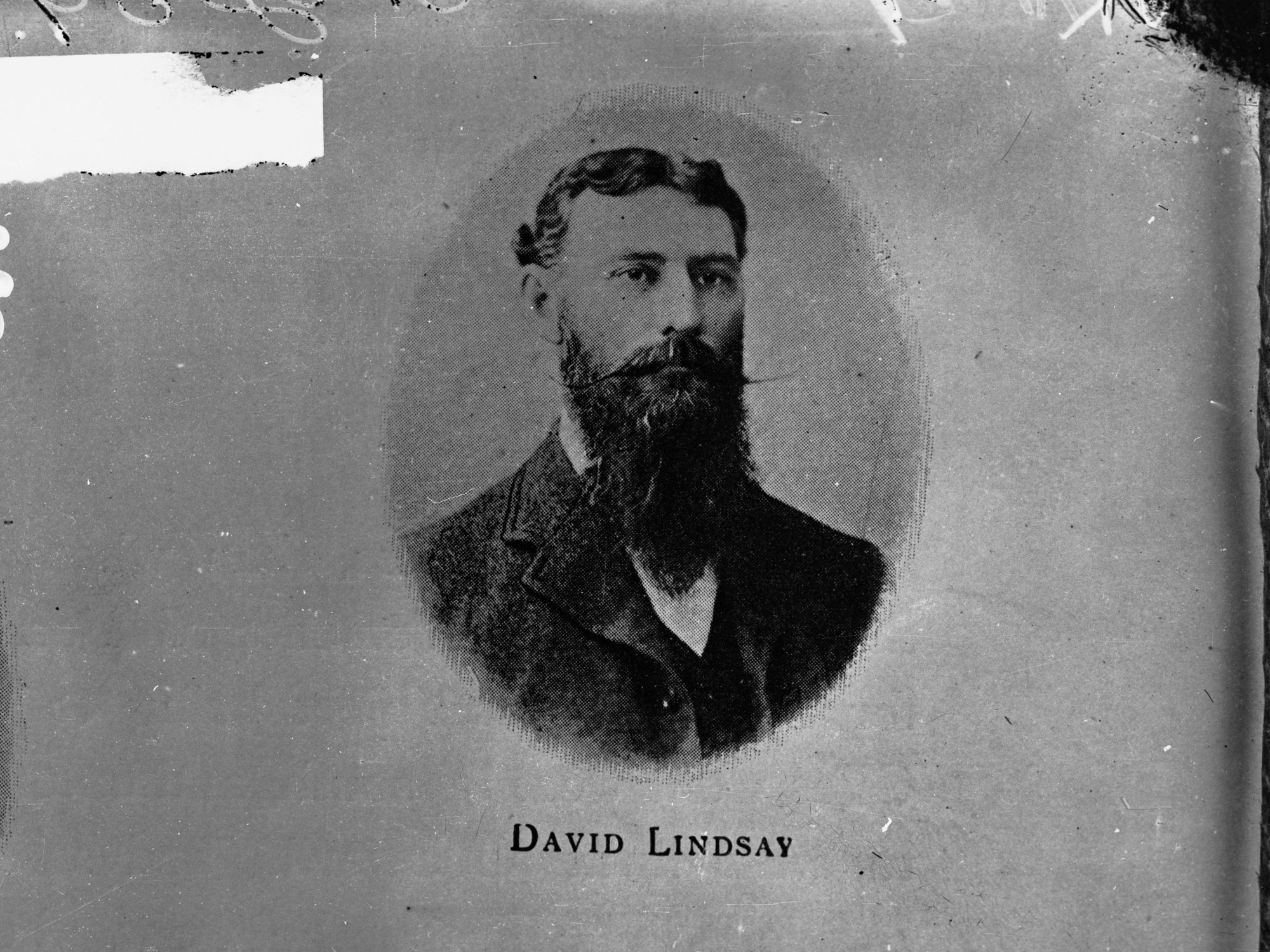 David Lindsay (1856 - 1922), Explorer. Portraitt