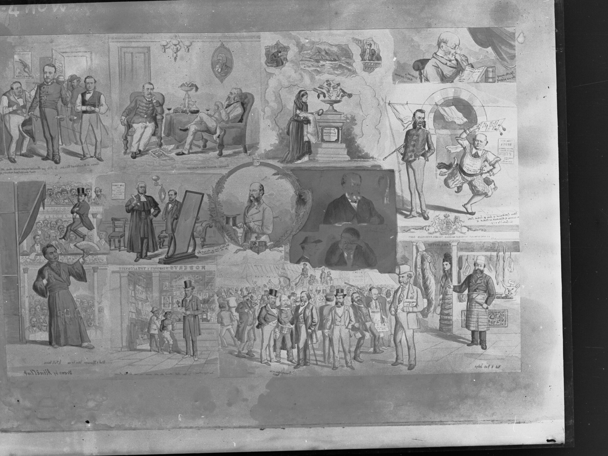 Alfred Clint - Montage of Cartoons 