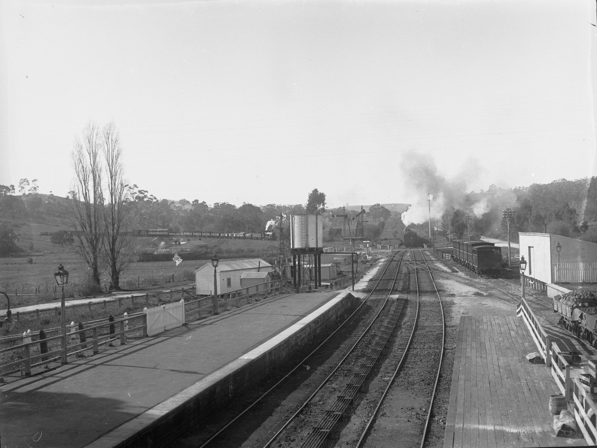 View showing Balhannah Railway Station