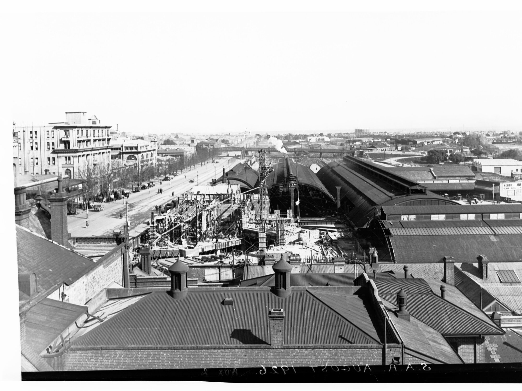 Adelaide Railway Station Under Construction