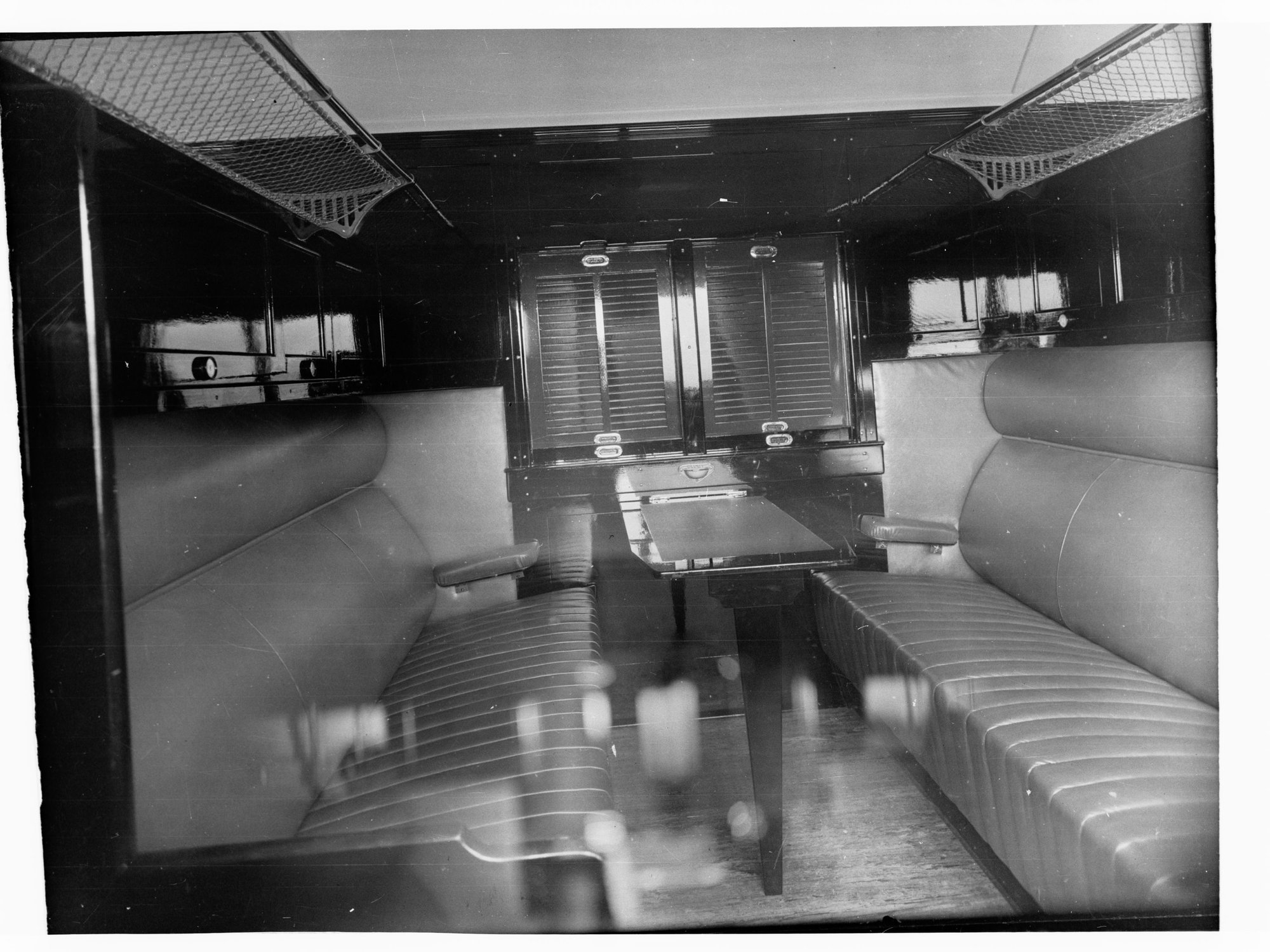 Railway carriage interior