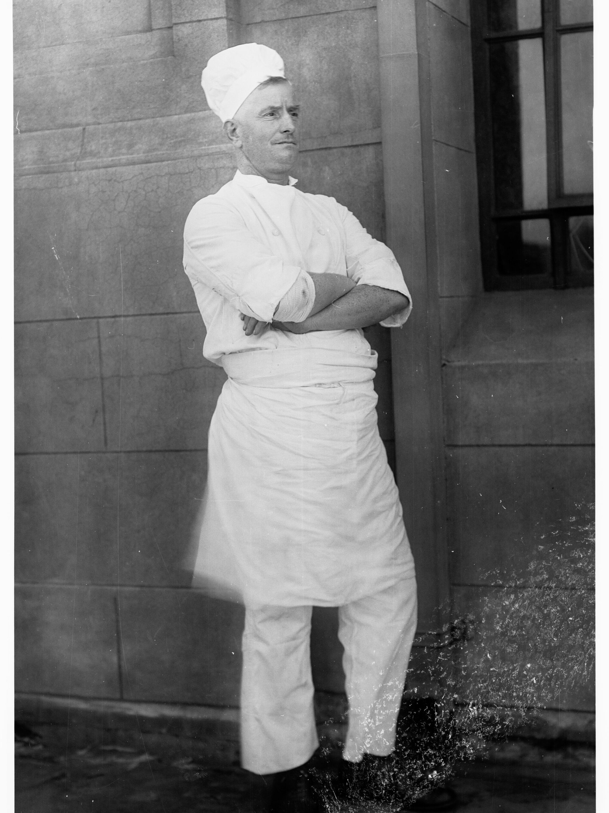 Railways Chef,  photograph taken for advertising agent