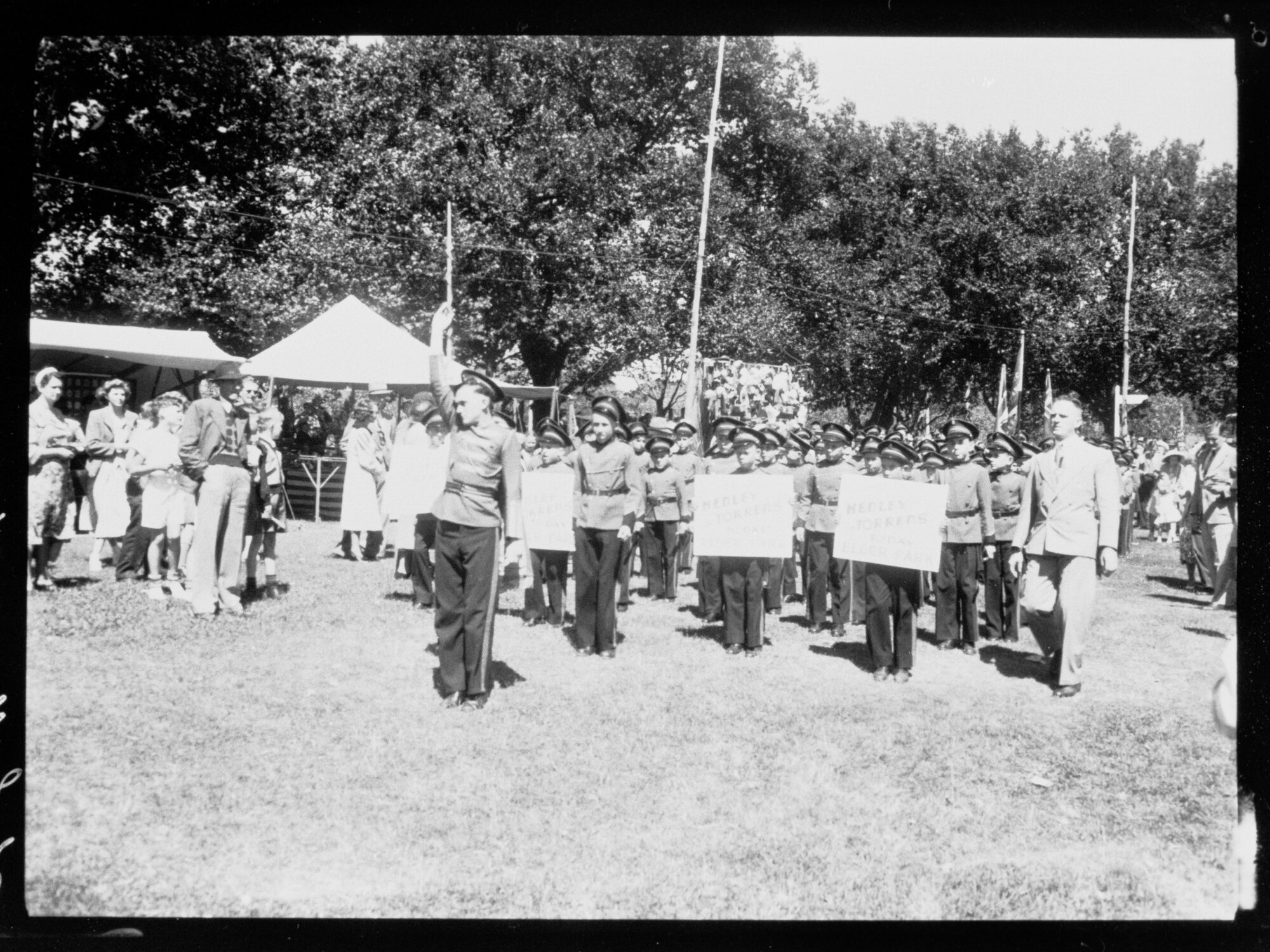Group of marchers (Henley on Torrens - Elder Park)
