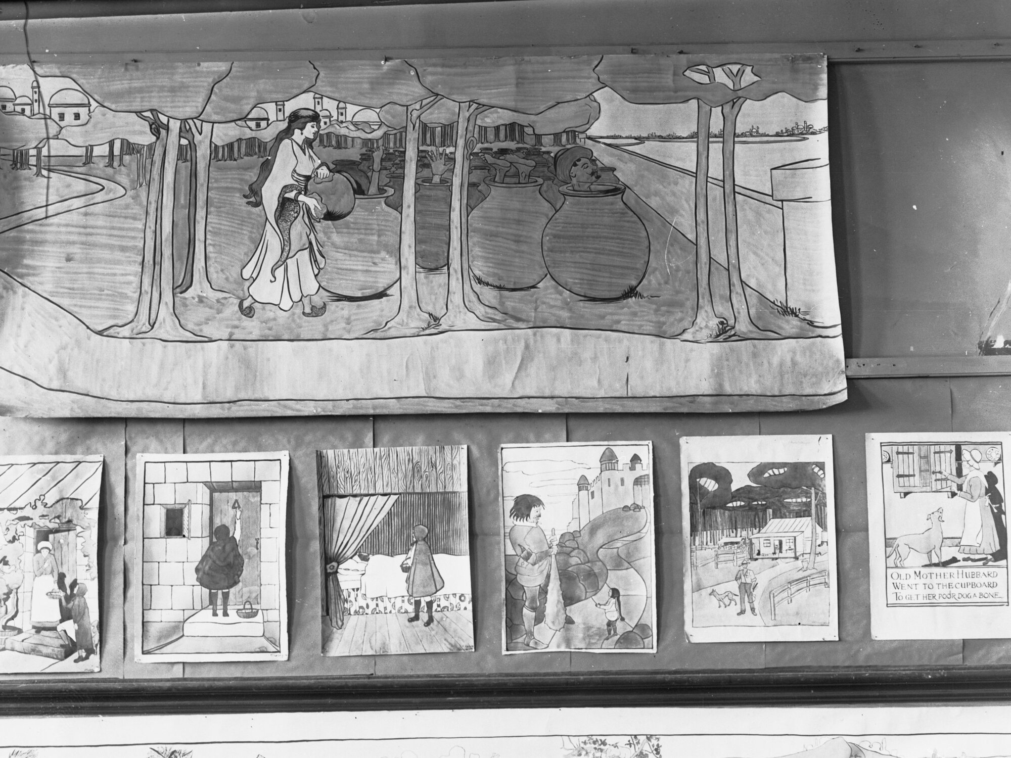 Illustrations children's books - Little Red Riding Hood and Ali Baba and the Forty Thieves (Kindergarten Negatives)