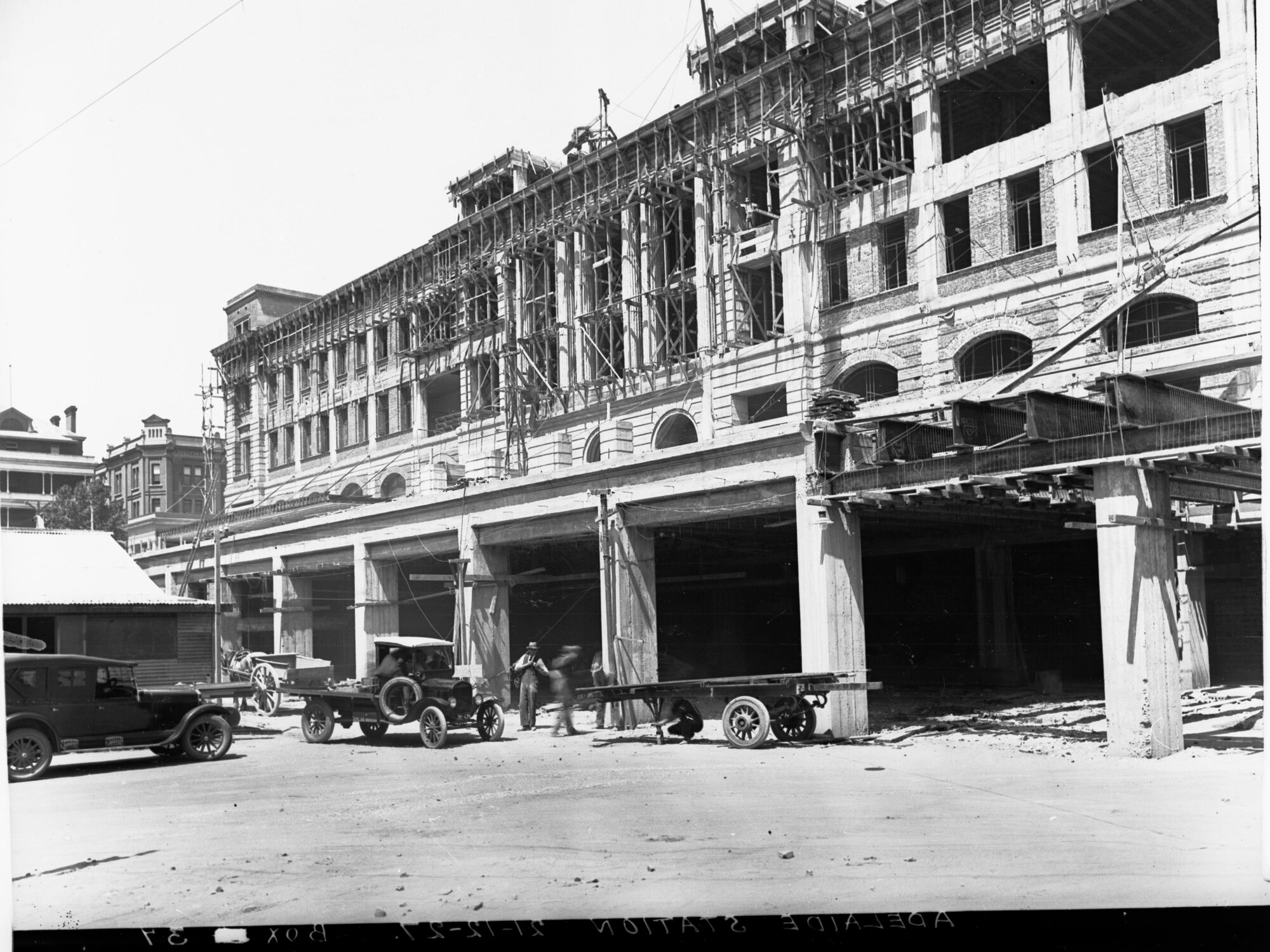 Adelaide Railway Station Under Construction