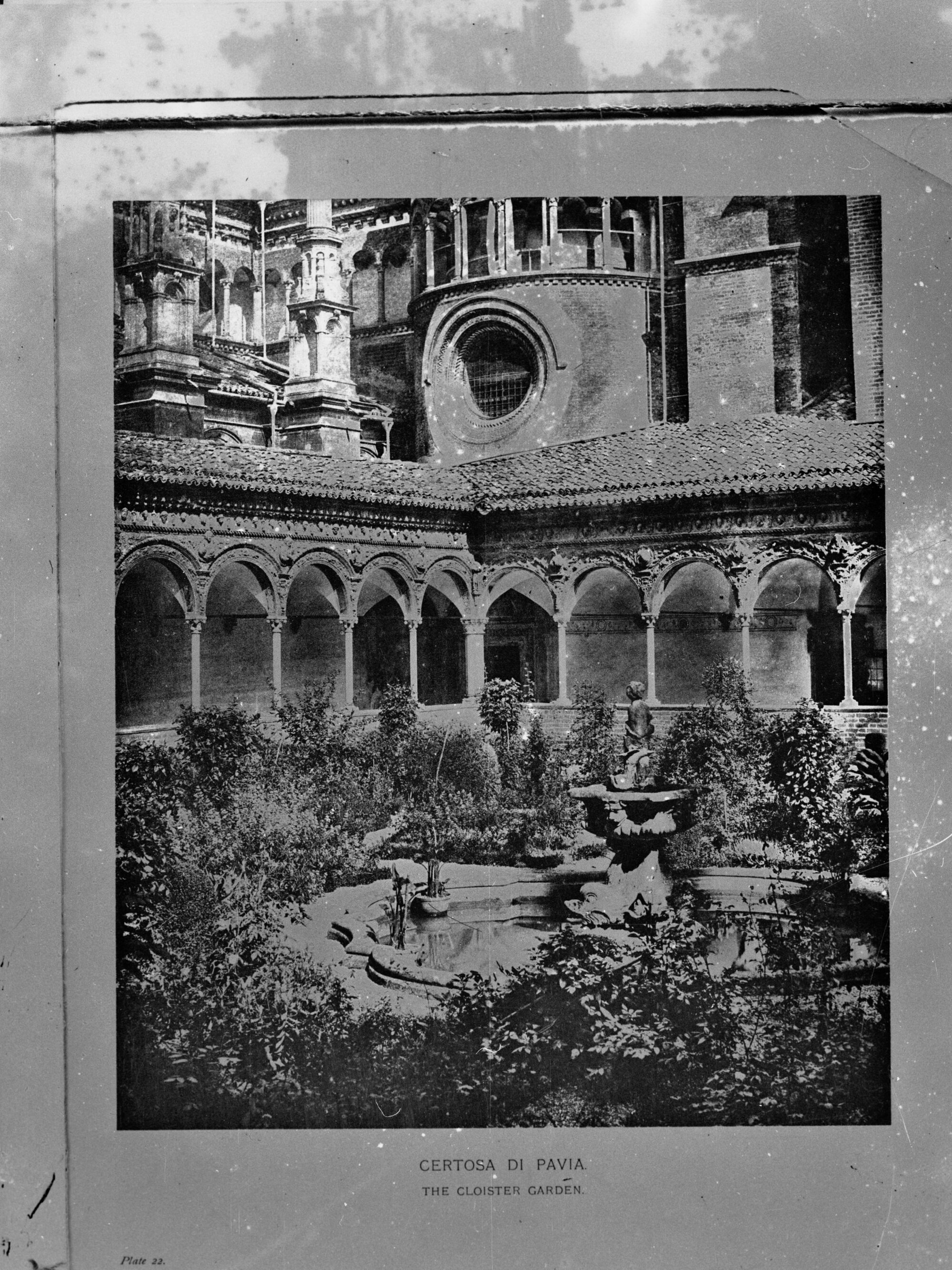 Certosa Di Pavia,  The Cloister Garden