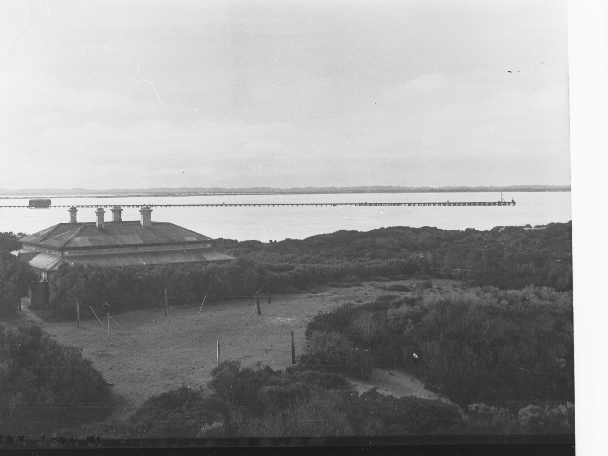 Beachport View Showing Jetty