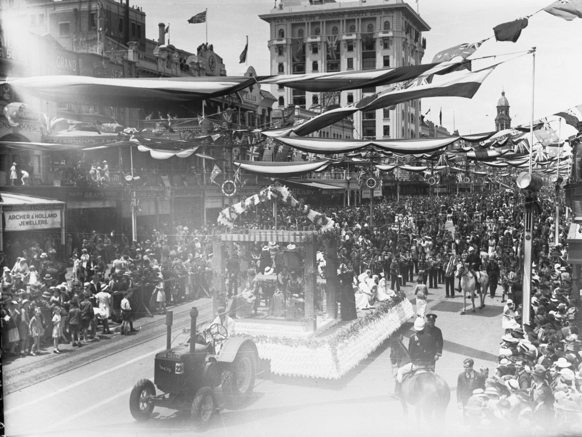 Pageant of progress King William Street Adelaide centenary