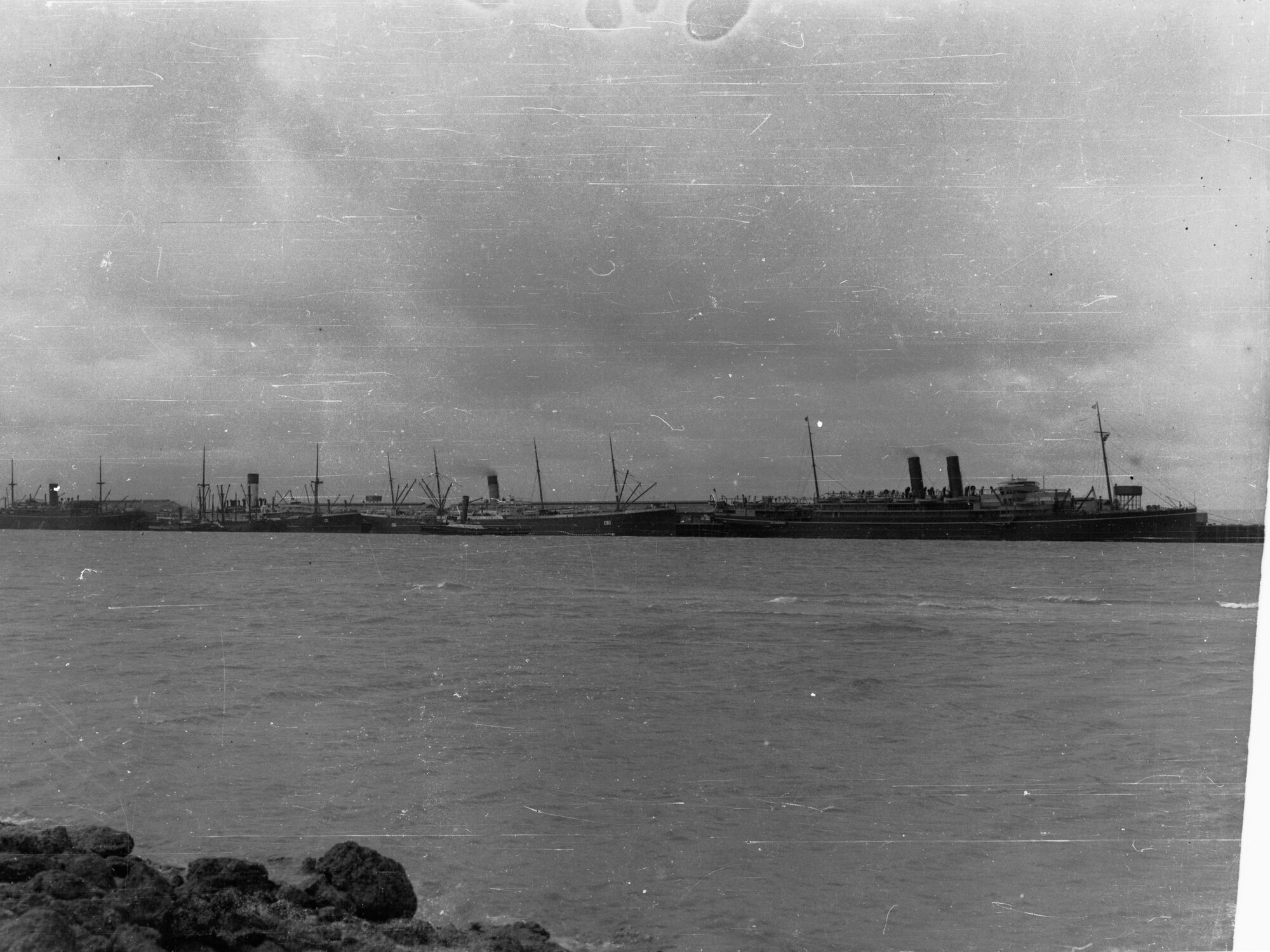 Ships berthed at Outer Harbour