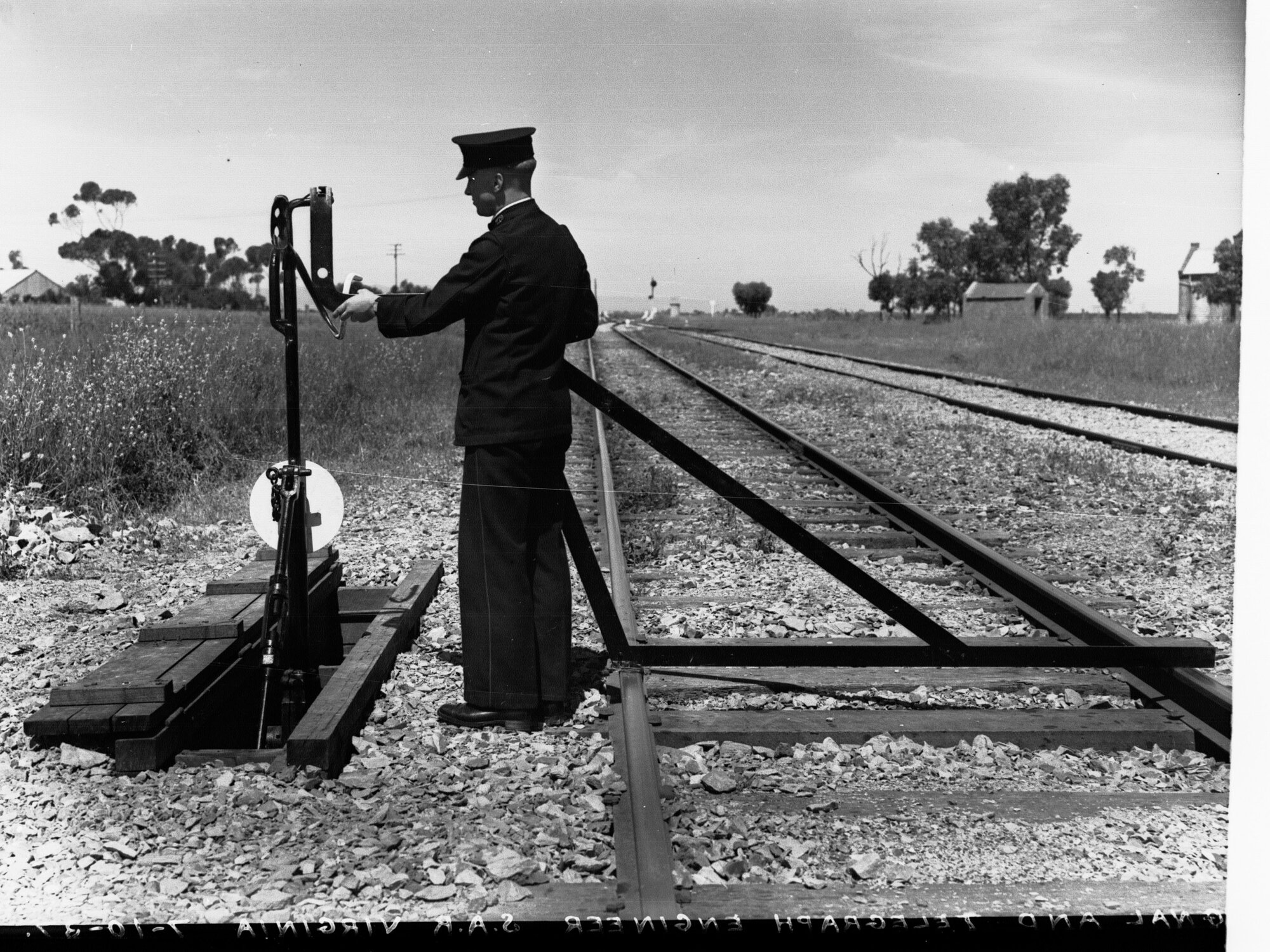 Man on the Track at Virginia