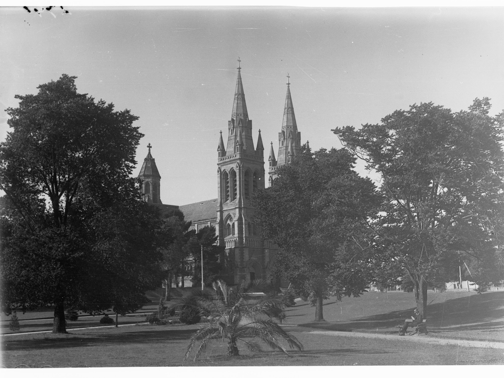 Pennington Park with church in background