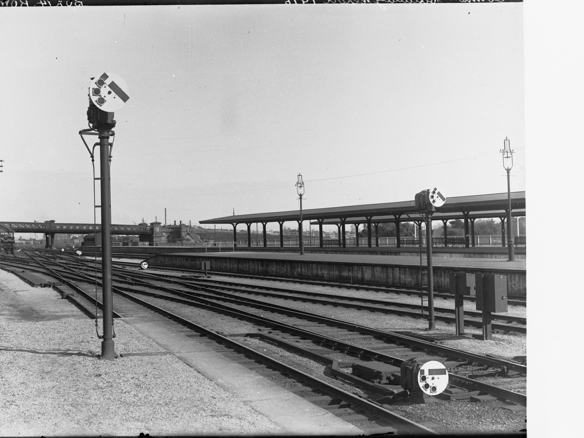 Electrical signalling system, Adelaide Railway Station, 1915