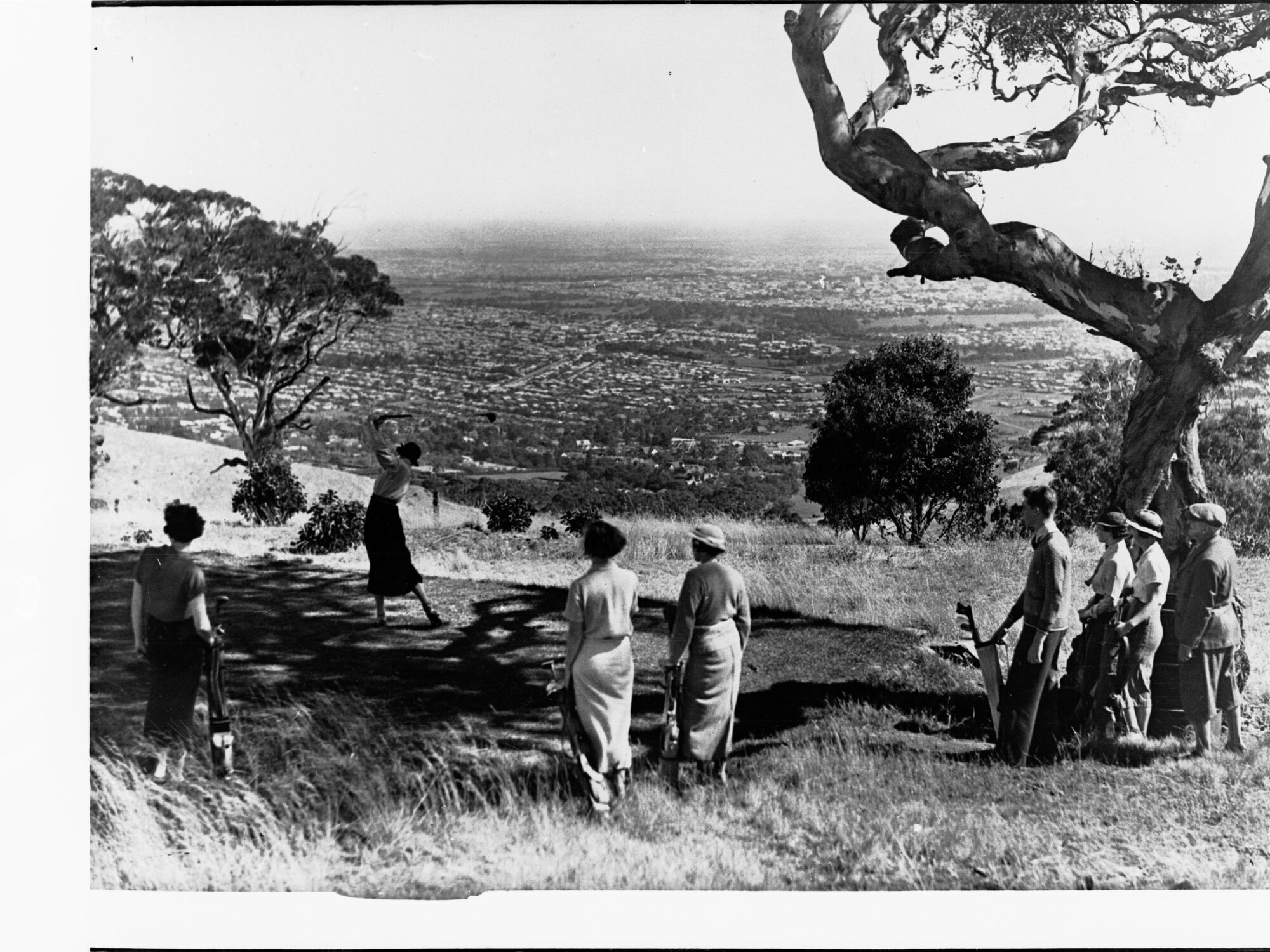 Group of Women Golf Students with Instructor - Mount Osmond
