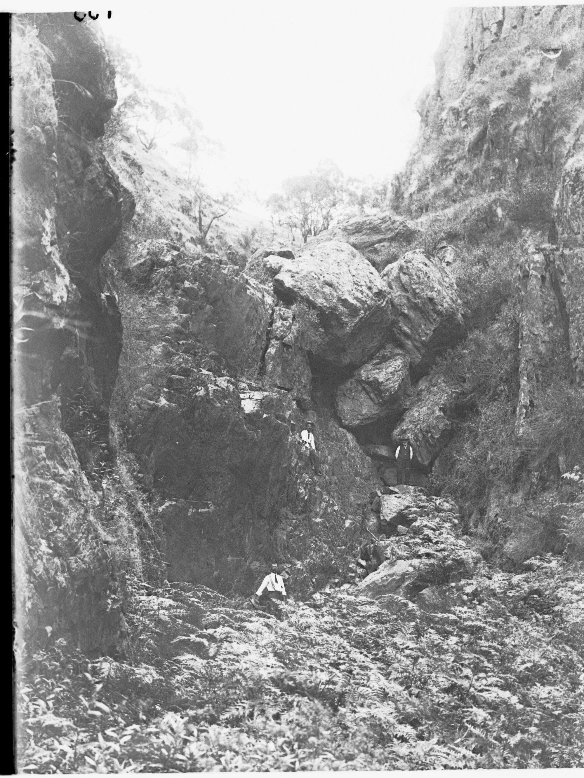 Granite Island Men Climbing Rocks