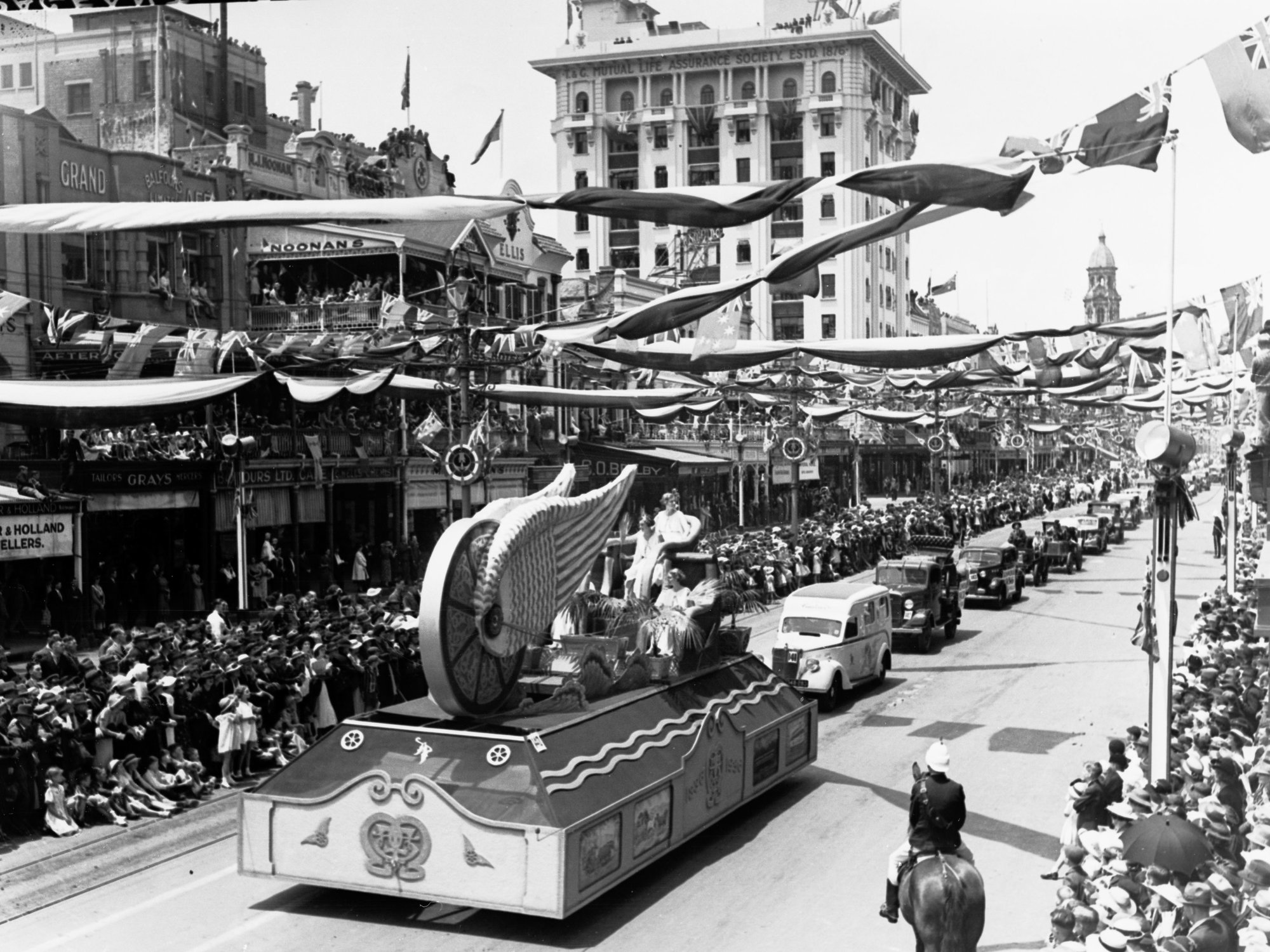 Pageant of progress King William Street Adelaide centenary