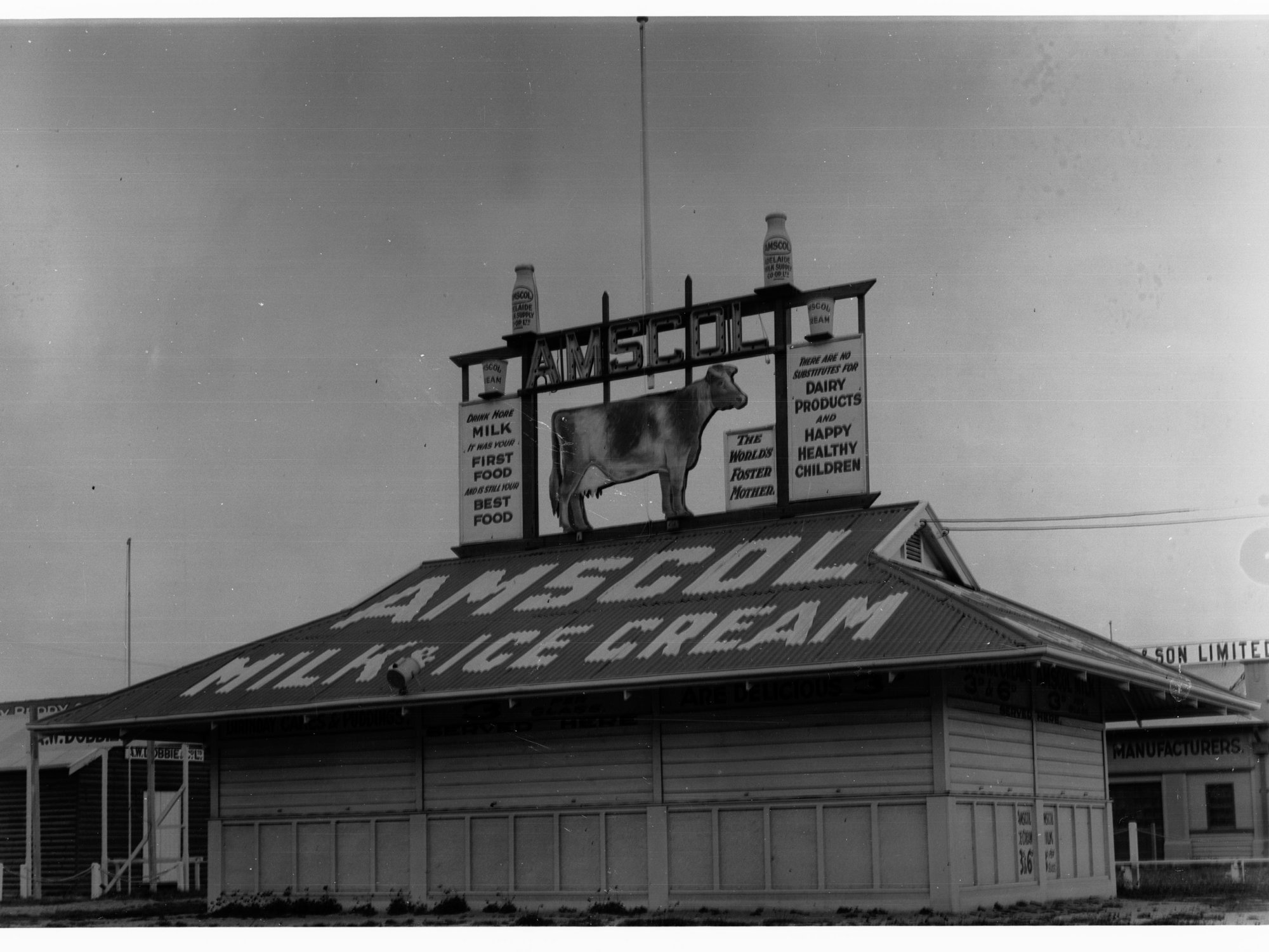Amscol Milk and Ice Cream stand at Royal Adelaide Show